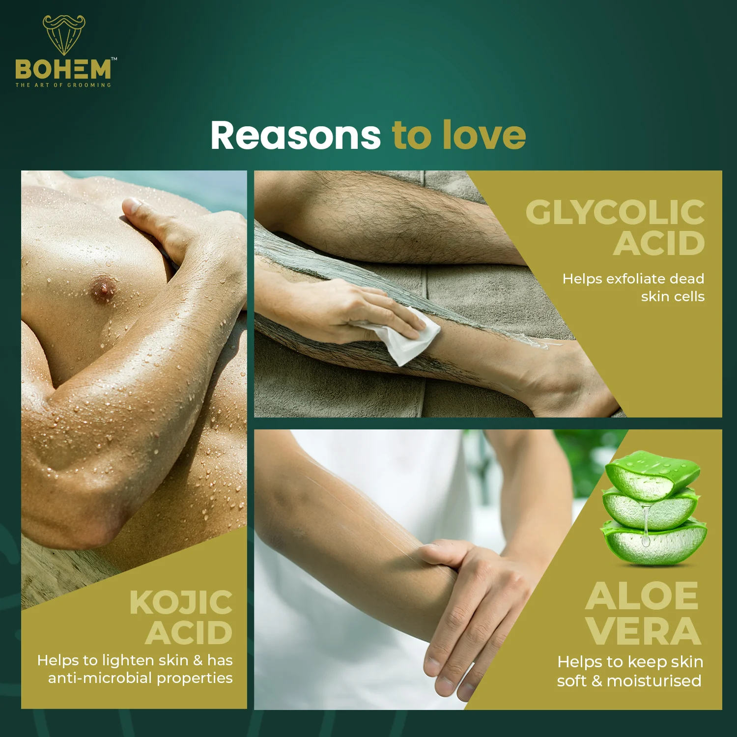 BOHEM Hair Removal Spray for Men with Thick foam for Back, Chest, Legs, Arms, Under Arms & Intimate Areas - 200g - Image 5