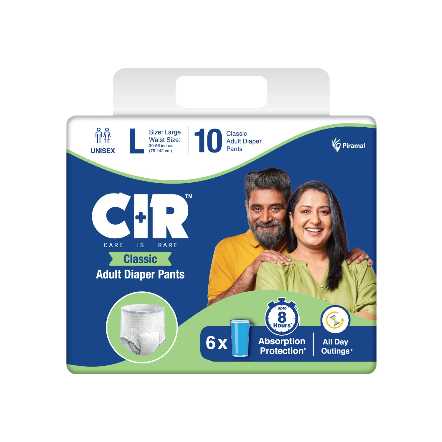 CIR Classic Adult Diaper Pants Style | Adult Diapers | 8 hour Absorption Protection | Unisex with Odour Control & Cotton Soft Feel - Image 14