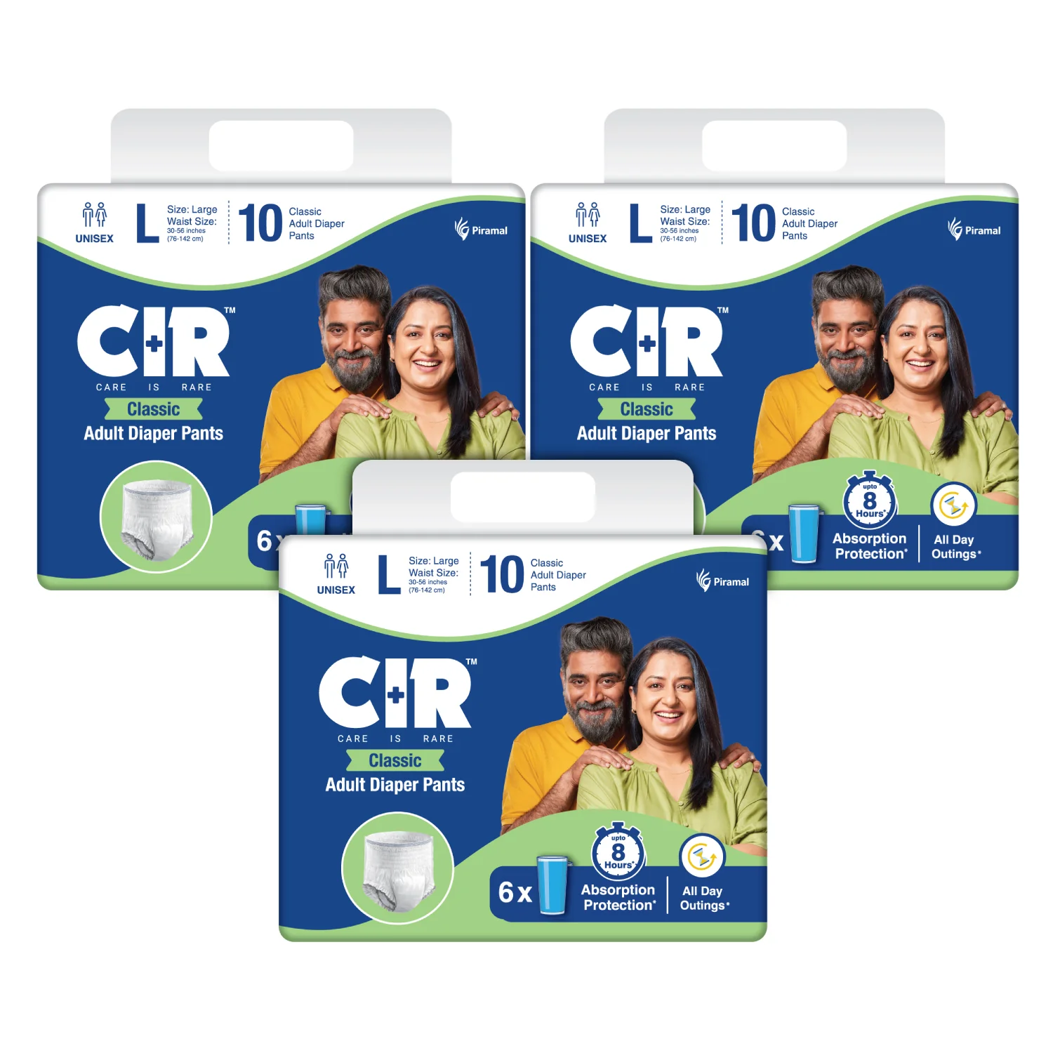 CIR Classic Adult Diaper Pants Style | Adult Diapers | 8 hour Absorption Protection | Unisex with Odour Control & Cotton Soft Feel - Image 16