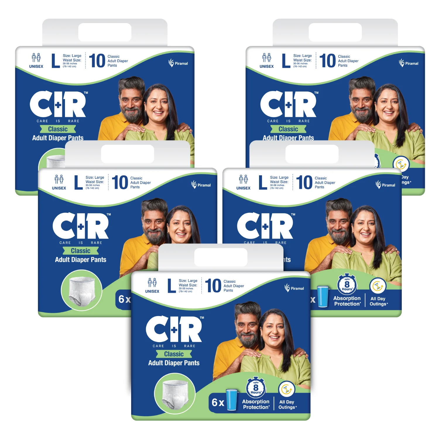 CIR Classic Adult Diaper Pants Style | Adult Diapers | 8 hour Absorption Protection | Unisex with Odour Control & Cotton Soft Feel - Image 18