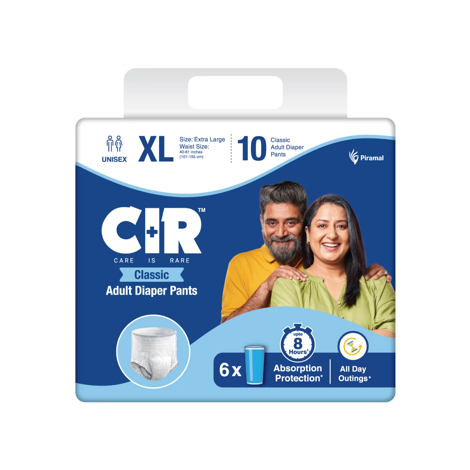 CIR Classic Adult Diaper Pants Style | Adult Diapers | 8 hour Absorption Protection | Unisex with Odour Control & Cotton Soft Feel - Image 21
