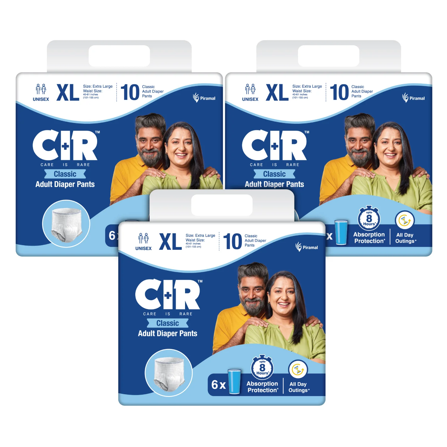 CIR Classic Adult Diaper Pants Style | Adult Diapers | 8 hour Absorption Protection | Unisex with Odour Control & Cotton Soft Feel - Image 23