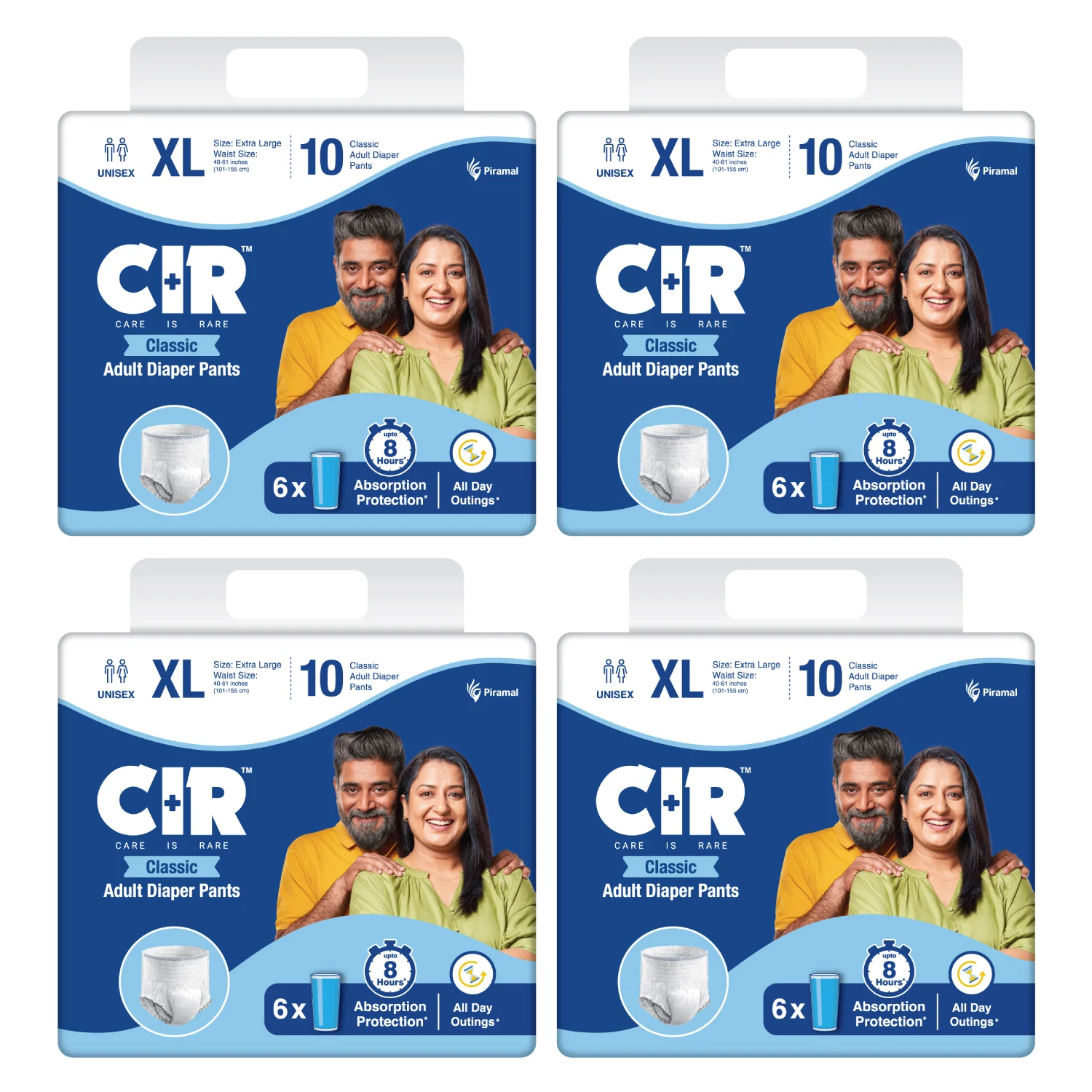 CIR Classic Adult Diaper Pants Style | Adult Diapers | 8 hour Absorption Protection | Unisex with Odour Control & Cotton Soft Feel - Image 24