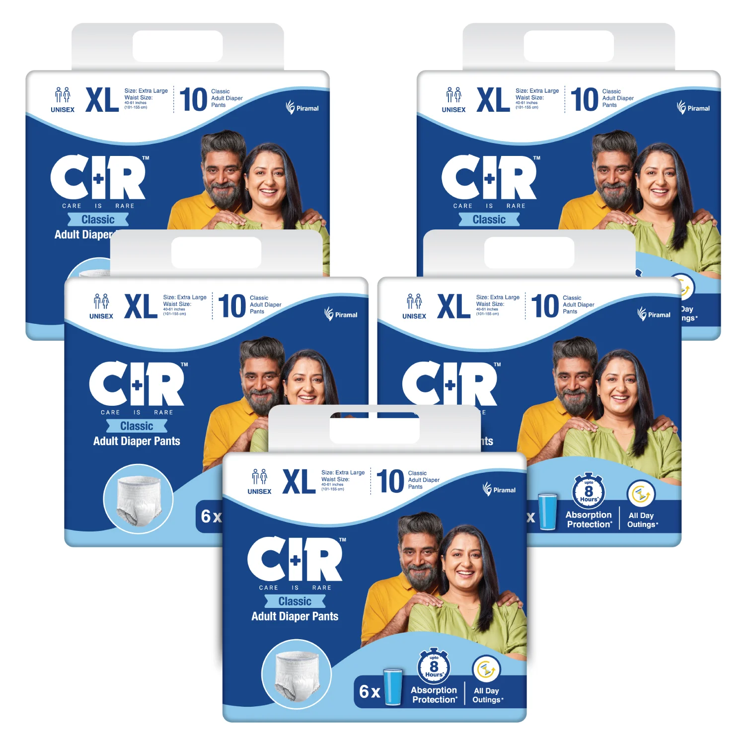 CIR Classic Adult Diaper Pants Style | Adult Diapers | 8 hour Absorption Protection | Unisex with Odour Control & Cotton Soft Feel - Image 25