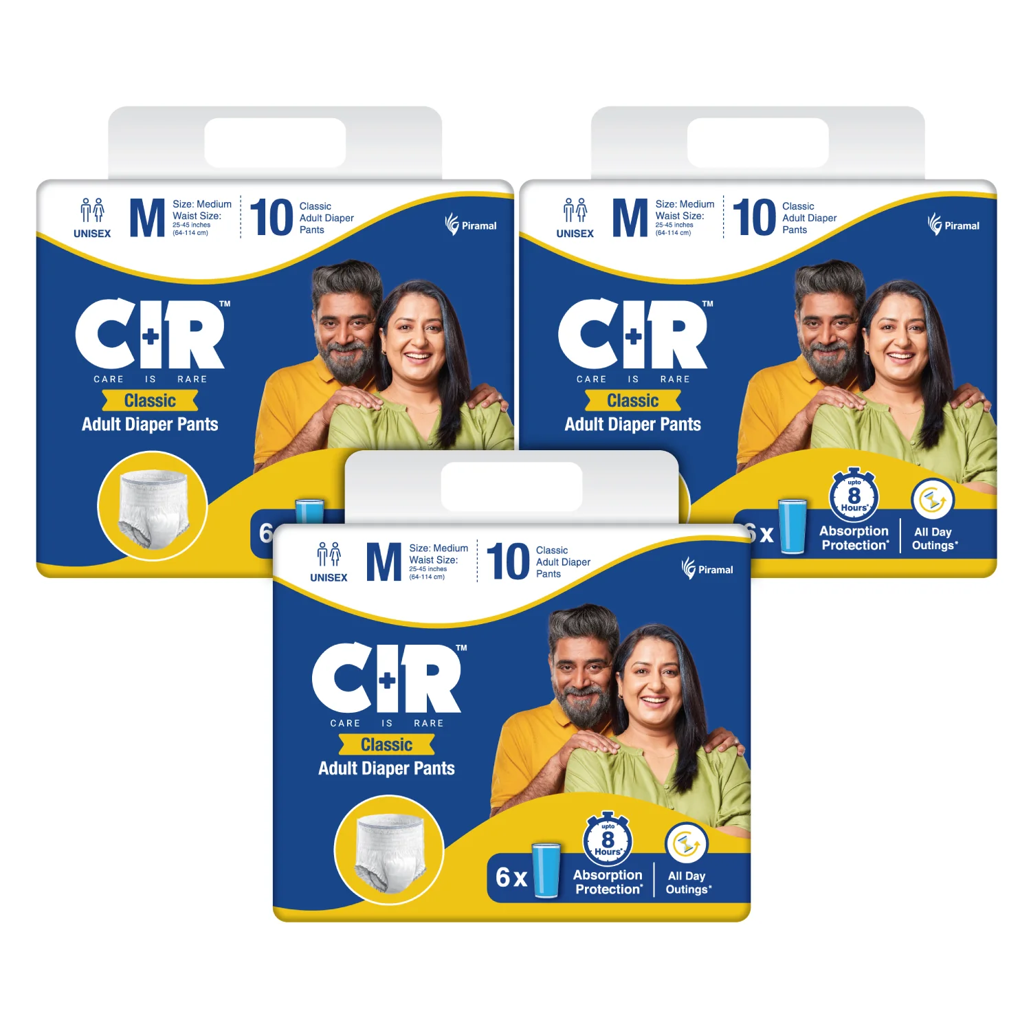 CIR Classic Adult Diaper Pants Style | Adult Diapers | 8 hour Absorption Protection | Unisex with Odour Control & Cotton Soft Feel - Image 9