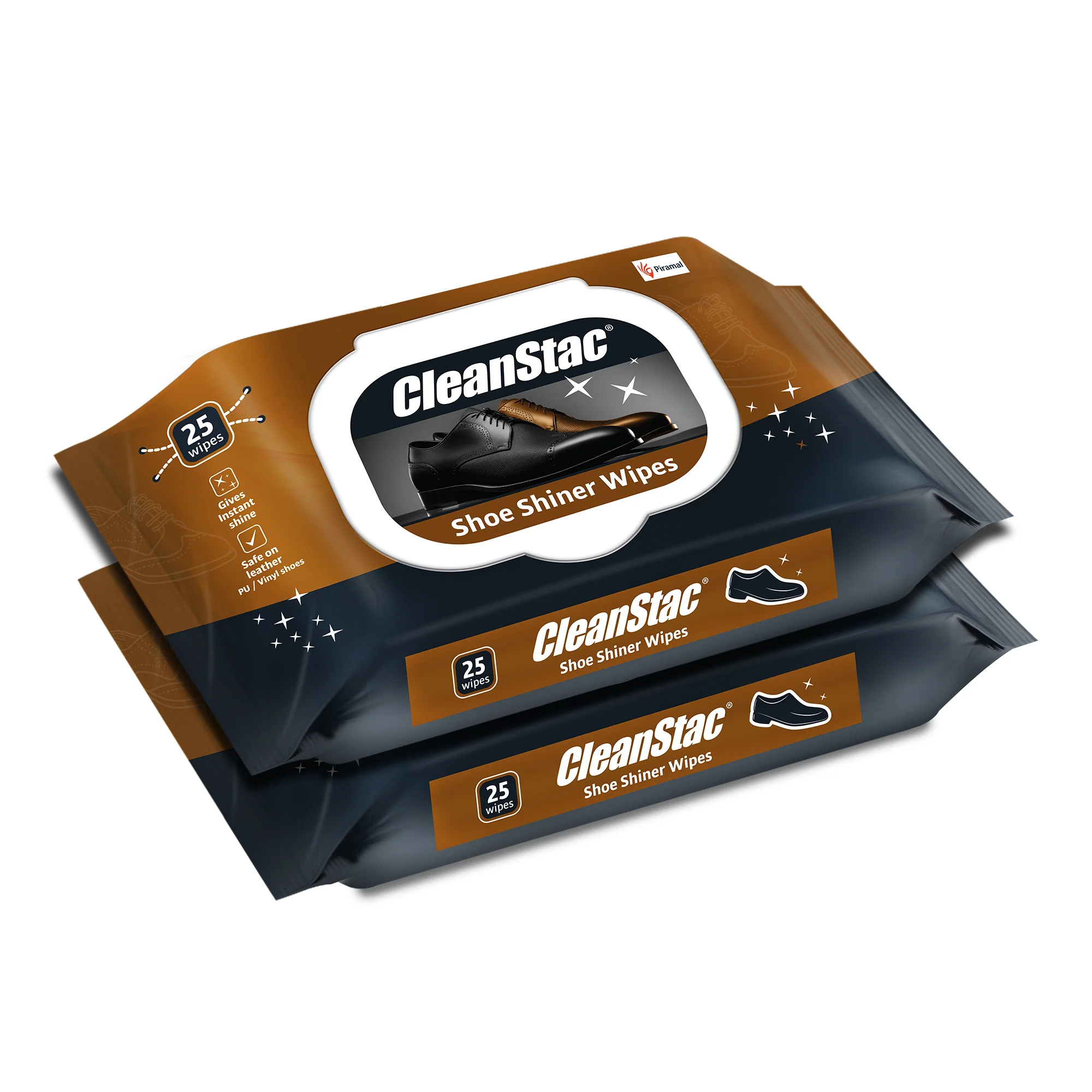 Shoe Shiner Wipes for Formal Shoes 25 Wipes - CleanStac - Image 7