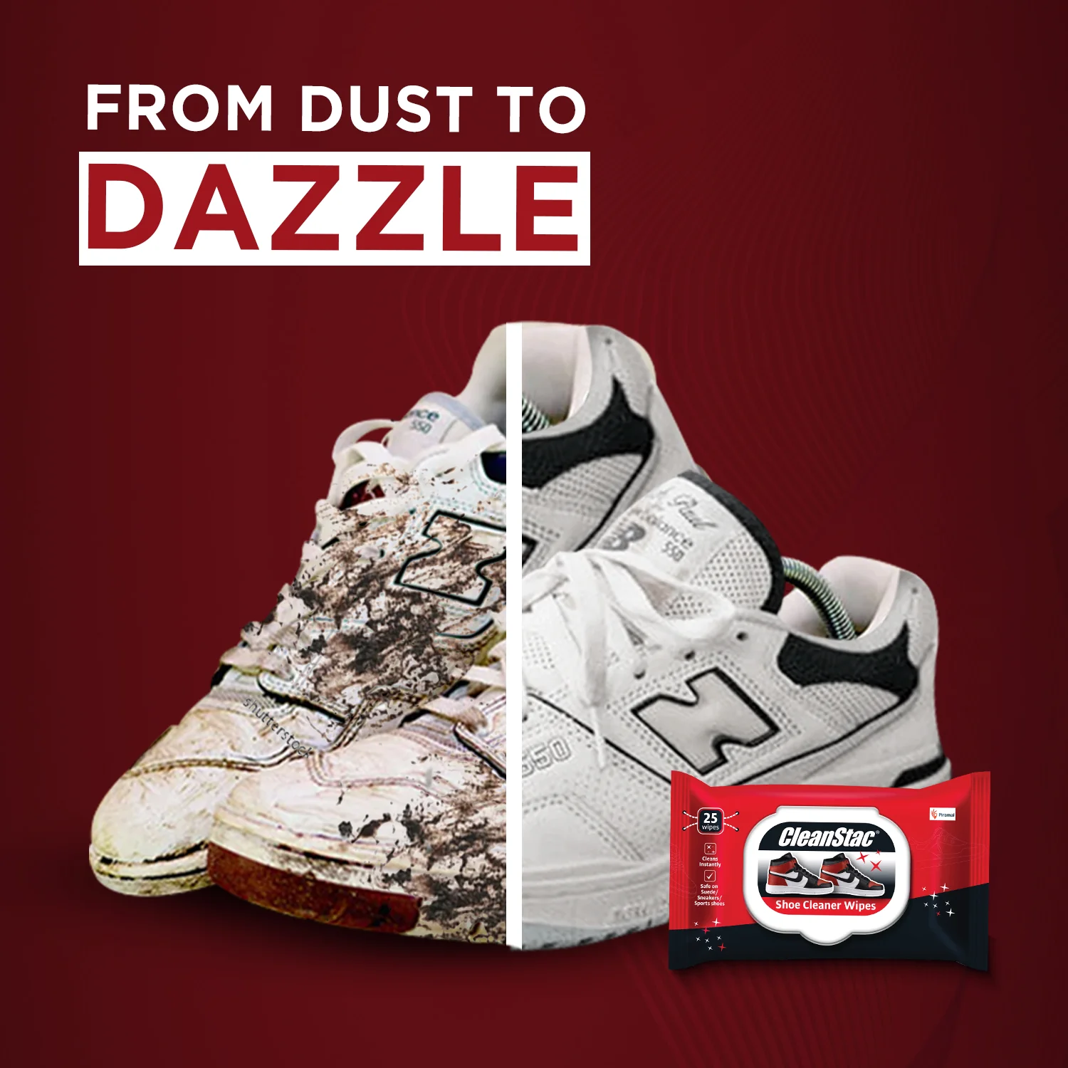 Sneaker Cleaner Wipes 25 Wipes - CleanStac - Image 7