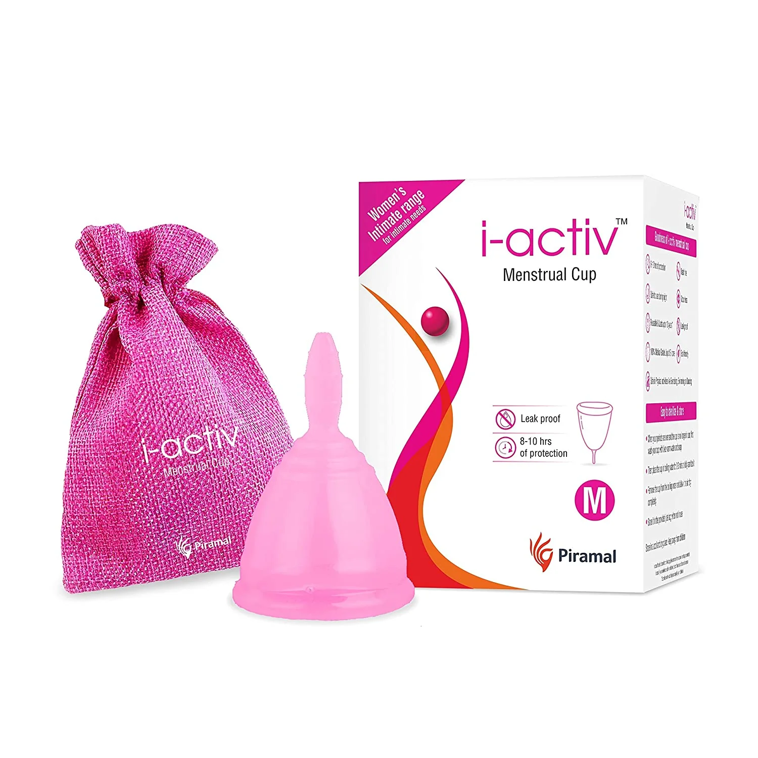 i-activ Menstrual Hygiene Combo | i-activ Menstrual cup & i-feel Gentle Intimate Wash-100ml - Image 3