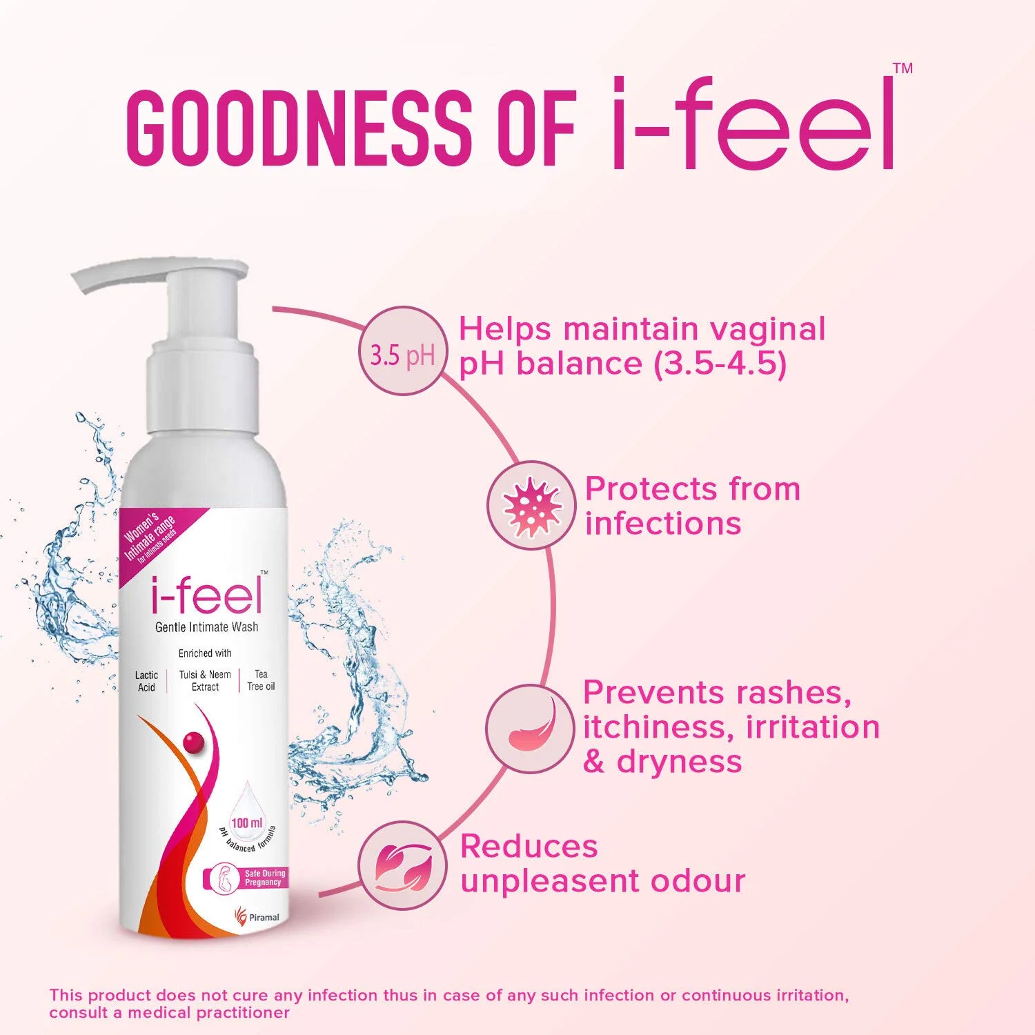 i-activ Menstrual Hygiene Combo | i-activ Menstrual cup & i-feel Gentle Intimate Wash-100ml - Image 5
