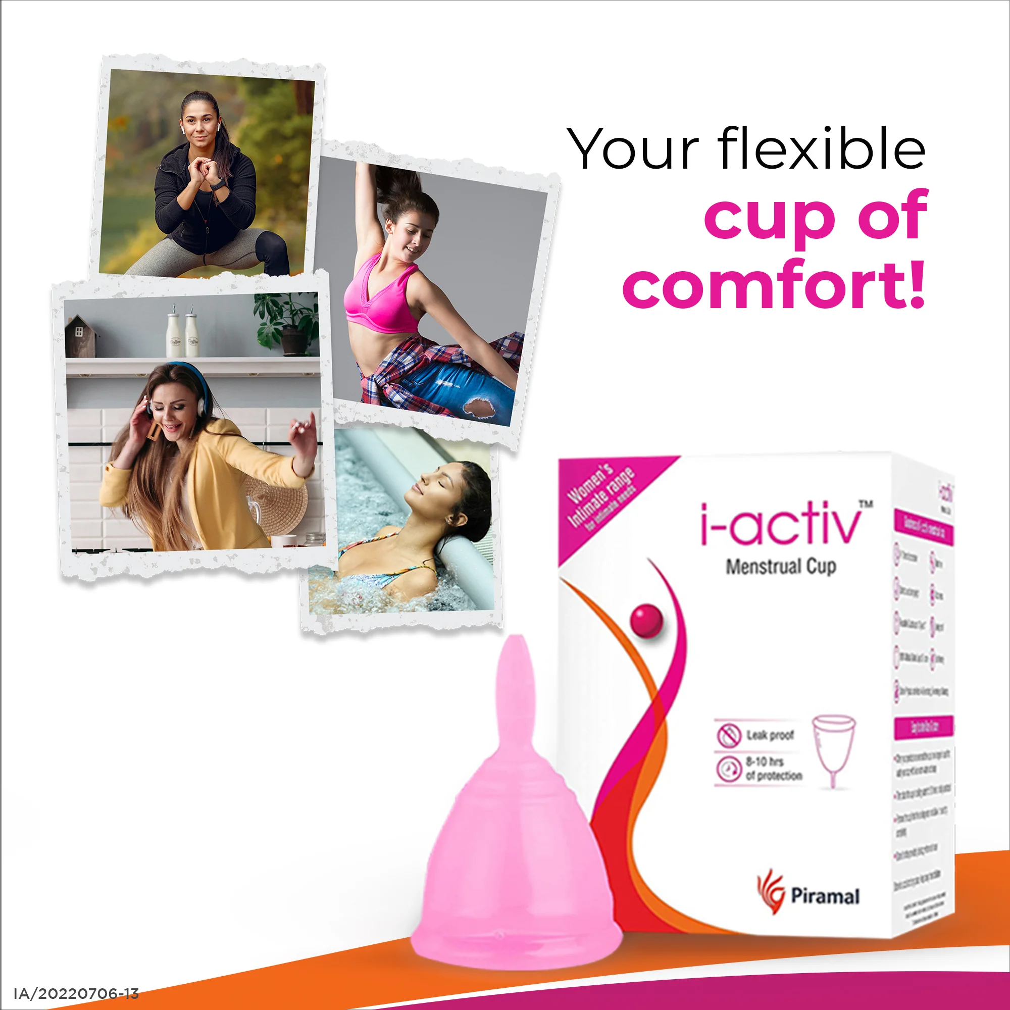 i-activ Menstrual Hygiene Combo | i-activ Menstrual cup & i-feel Gentle Intimate Wash-100ml - Image 7