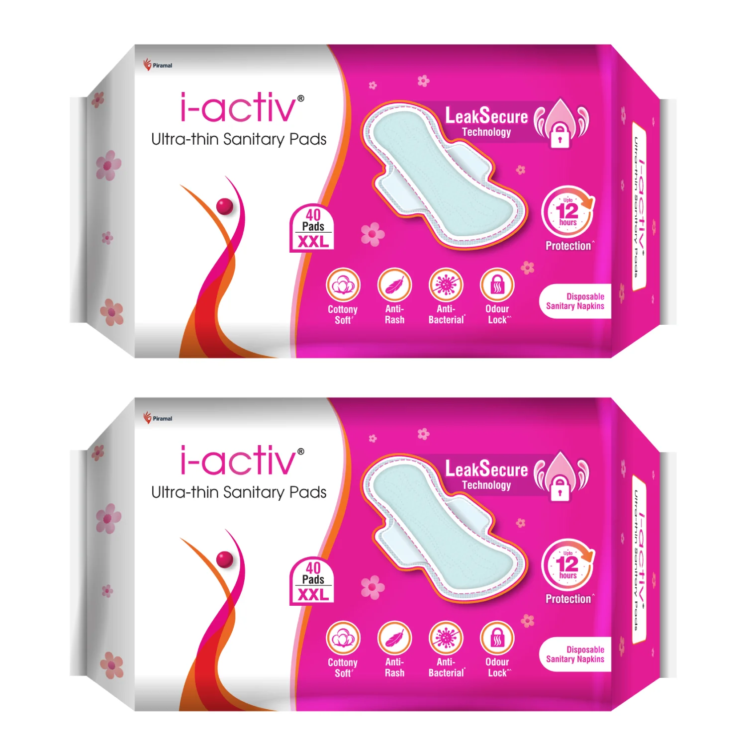 I activ Ultra Thin Sanitary Pads for Women | Anti-Rash Anti-Bacterial Cottony Soft Sanitary Napkins | No Nasties | Upto 12 Hours Heavy Flow Leak Protection | Soft Hydrophobic Wings - Image 13
