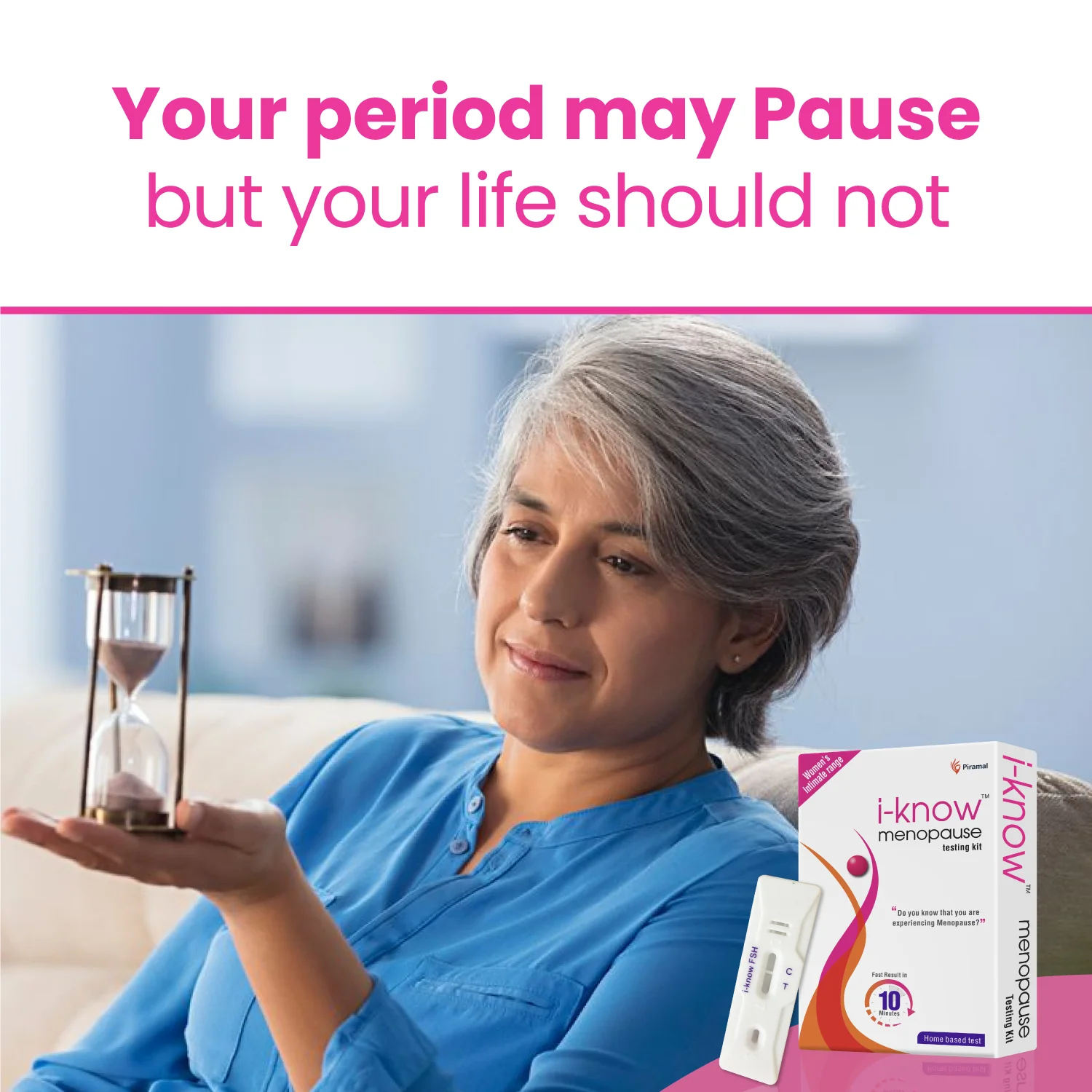 i-know Menopause testing kit | For women facing menopause symptoms like hot flashes, night sweats, mood swings | Simple home based urine test |Pack of 3 strips - Image 7