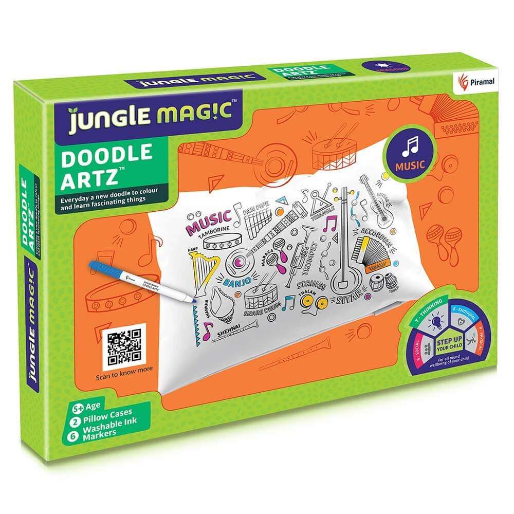 Jungle Magic Doodle Artz Series | Pillow Cover - Image 9