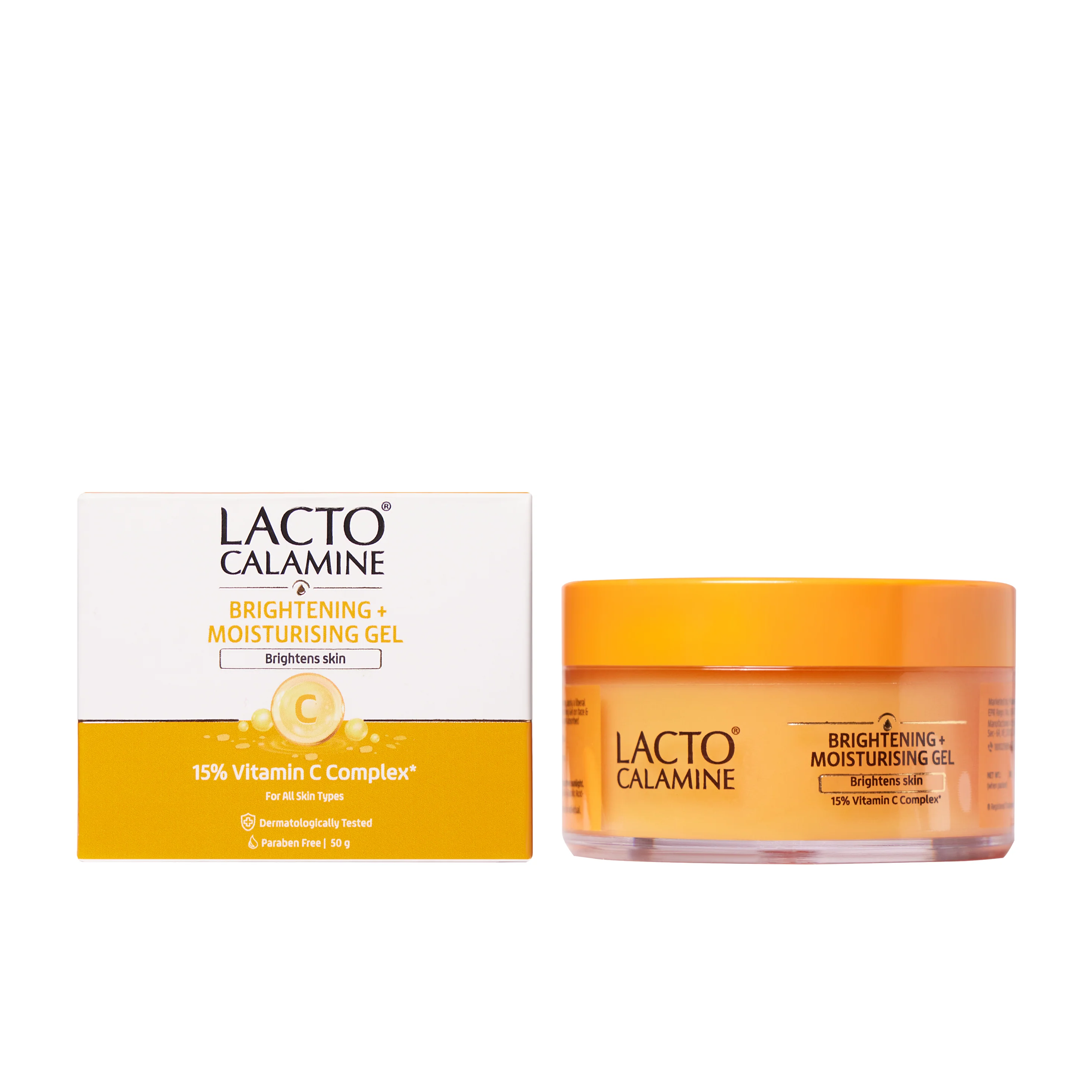 Lacto Calamine 15% Vitamin C Moisturizer for Face | 50g | Vitamin C Complex Skin Brightening Face Moisturiser | Dermatologically Tested | Non Sticky & Quick Absorbing for Glowing Skin - Image 16