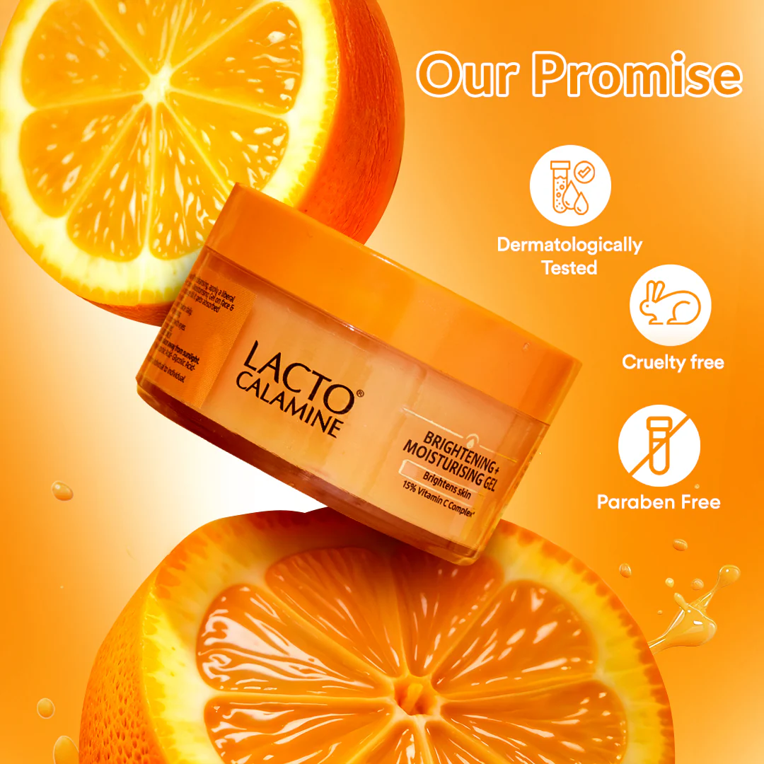 Lacto Calamine 15% Vitamin C Moisturizer for Face | 50g | Vitamin C Complex Skin Brightening Face Moisturiser | Dermatologically Tested | Non Sticky & Quick Absorbing for Glowing Skin - Image 6