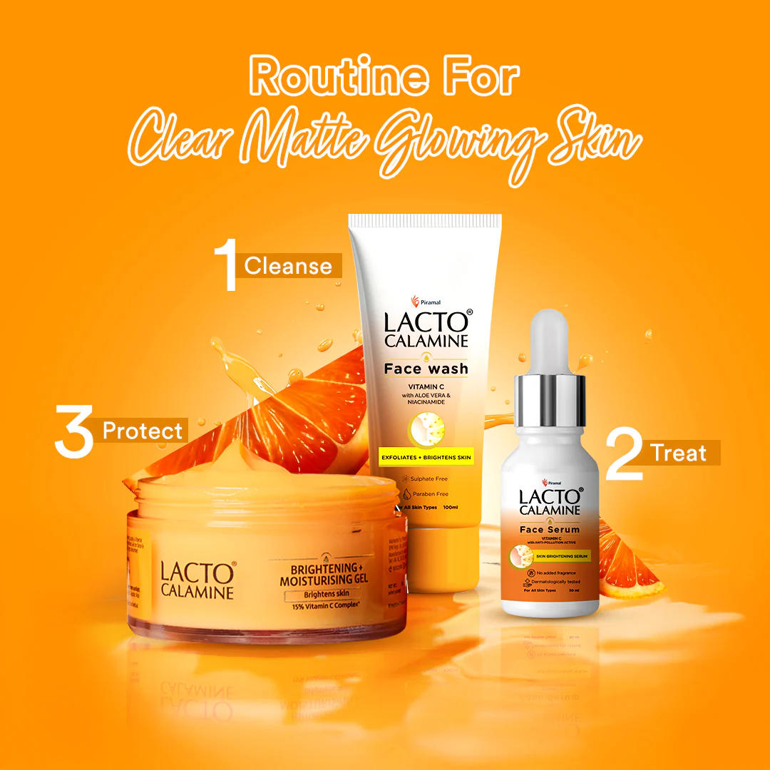 Lacto Calamine 15% Vitamin C Moisturizer for Face | 50g | Vitamin C Complex Skin Brightening Face Moisturiser | Dermatologically Tested | Non Sticky & Quick Absorbing for Glowing Skin - Image 8