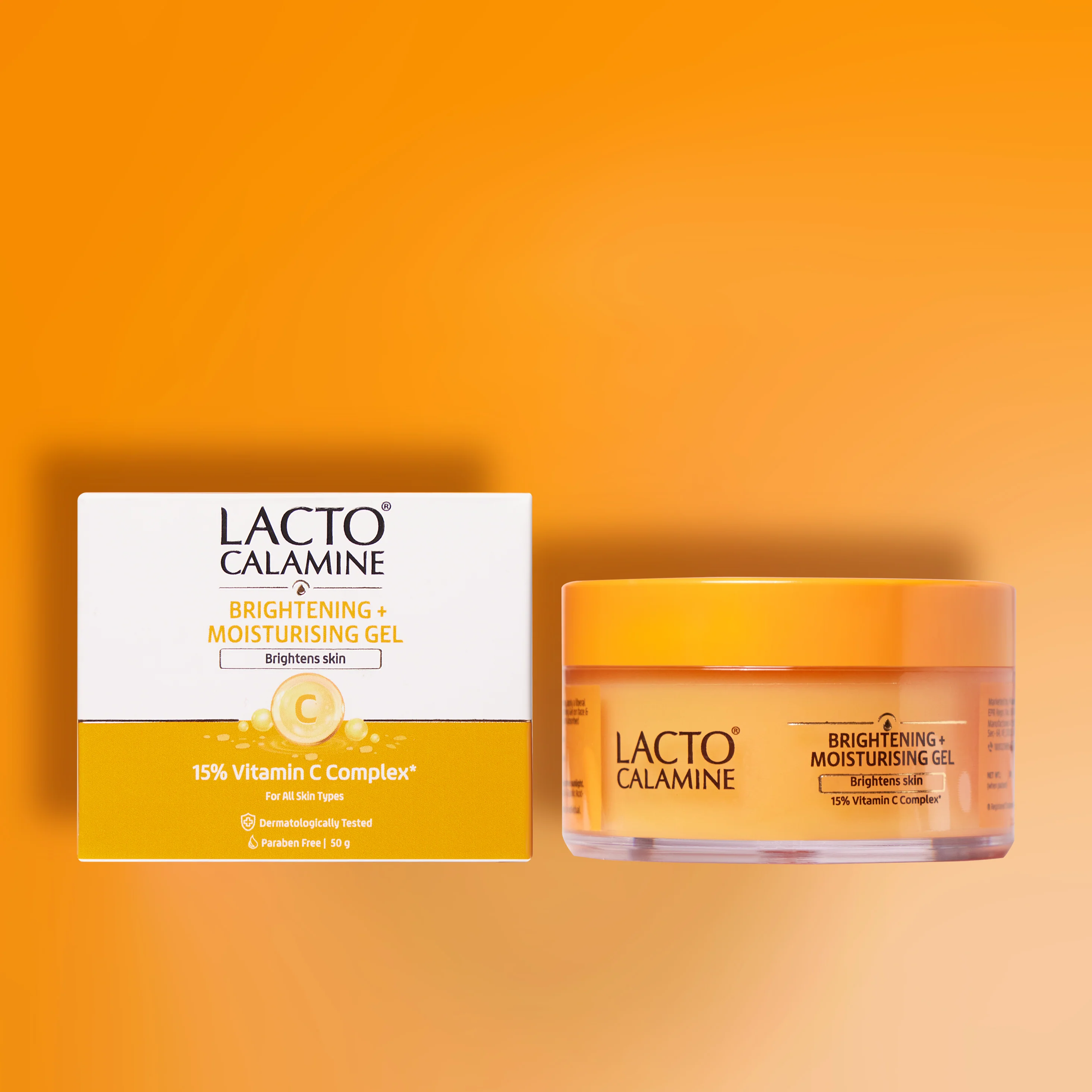 Lacto Calamine 15% Vitamin C Moisturizer for Face | 50g | Vitamin C Complex Skin Brightening Face Moisturiser | Dermatologically Tested | Non Sticky & Quick Absorbing for Glowing Skin - Image 9