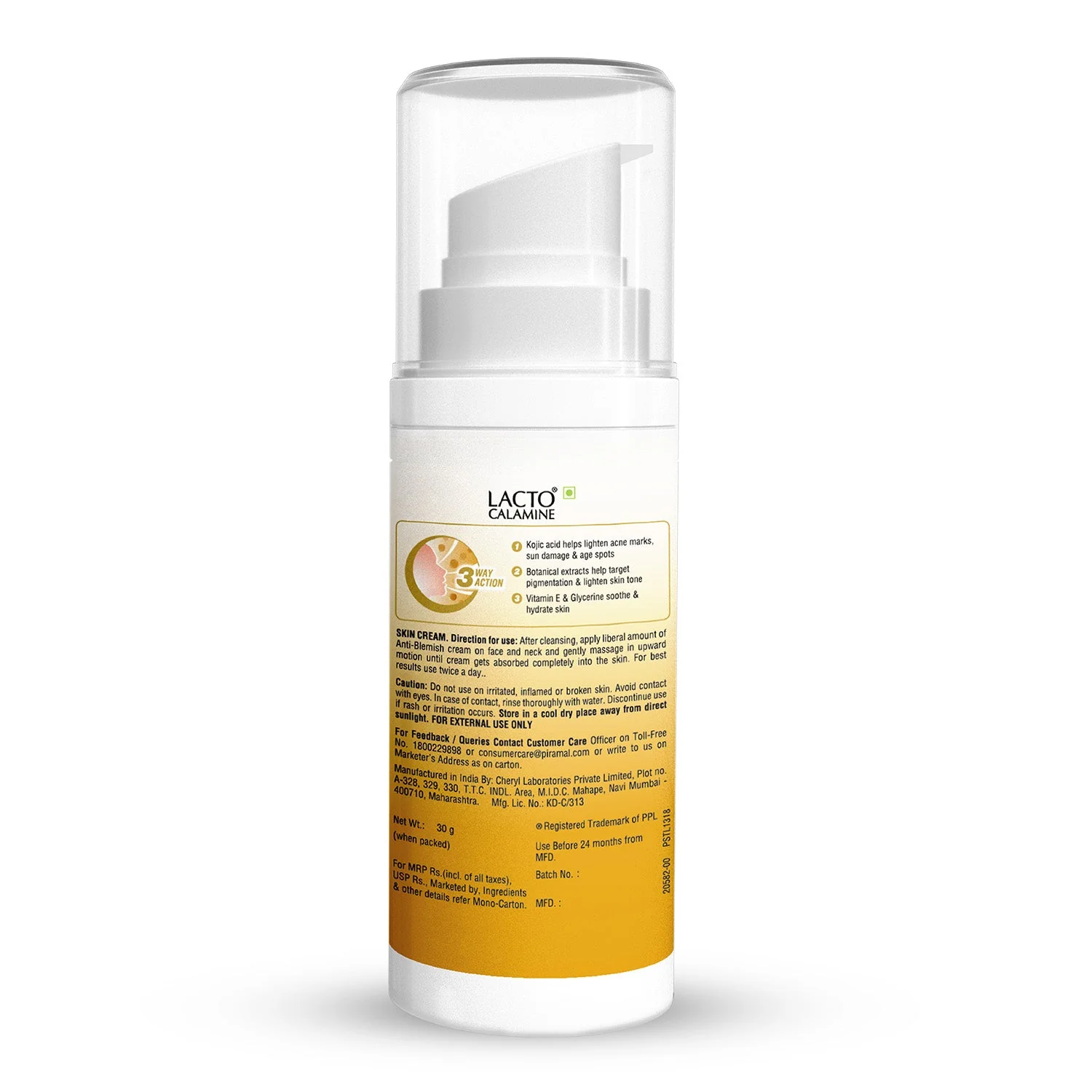 Lacto Calamine Anti-Blemish Cream (Pack of 1 - 30g) - Image 9