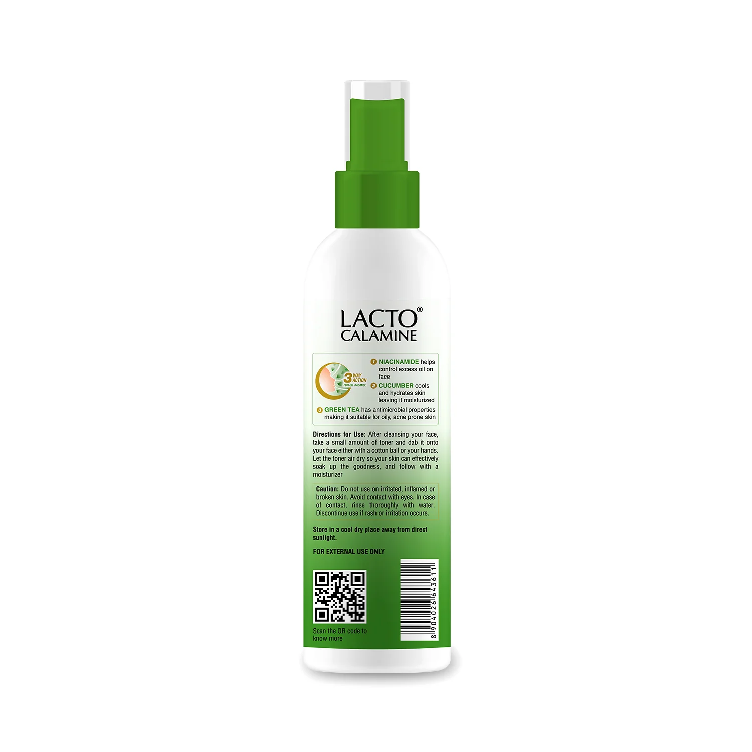 Lacto Calamine Face Toner With Cucumber | Deep Pore Cleansing | Open Pores Tightening with Green Tea & Niacinamide For Cool & Hydrated Skin | No Sulphate, No Alcohol, No Parabens | 120ml - Image 10