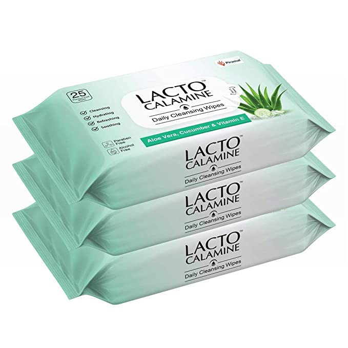 Lacto Calamine Daily Cleansing Wipes Aloe Vera - Image 10