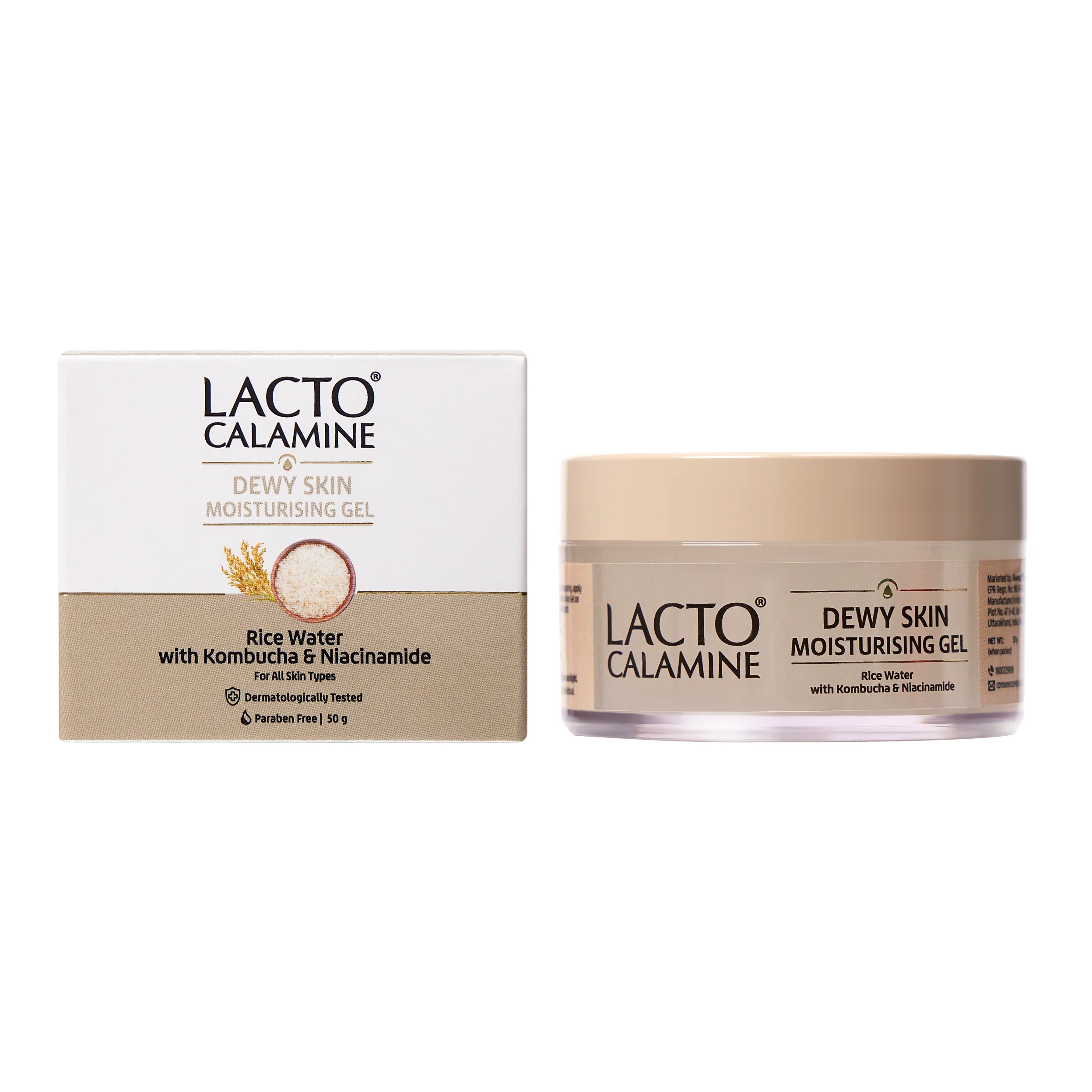 Lacto Calamine Dewy Rice Moisturizer with Rice, Kombucha & Niacinamide for Glass Like Skin - Image 14