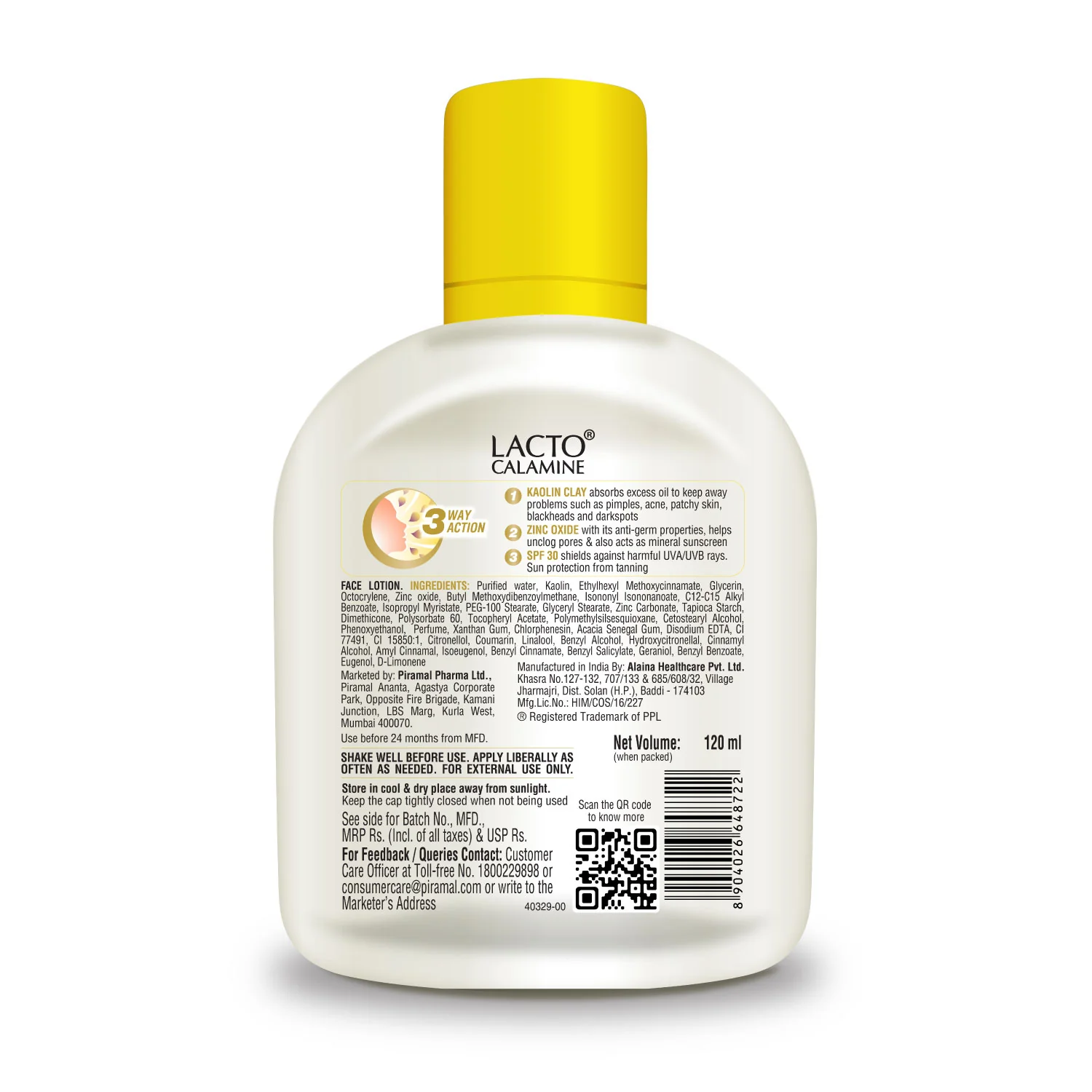 Lacto Calamine Face Lotion + Sunscreen | SPF 30 | UVA + UVB PA+++ | With Kaolin Clay & Zinc Oxide | Controls Excess Oil | Lightweight | For Oily Skin | For Women | - Image 7
