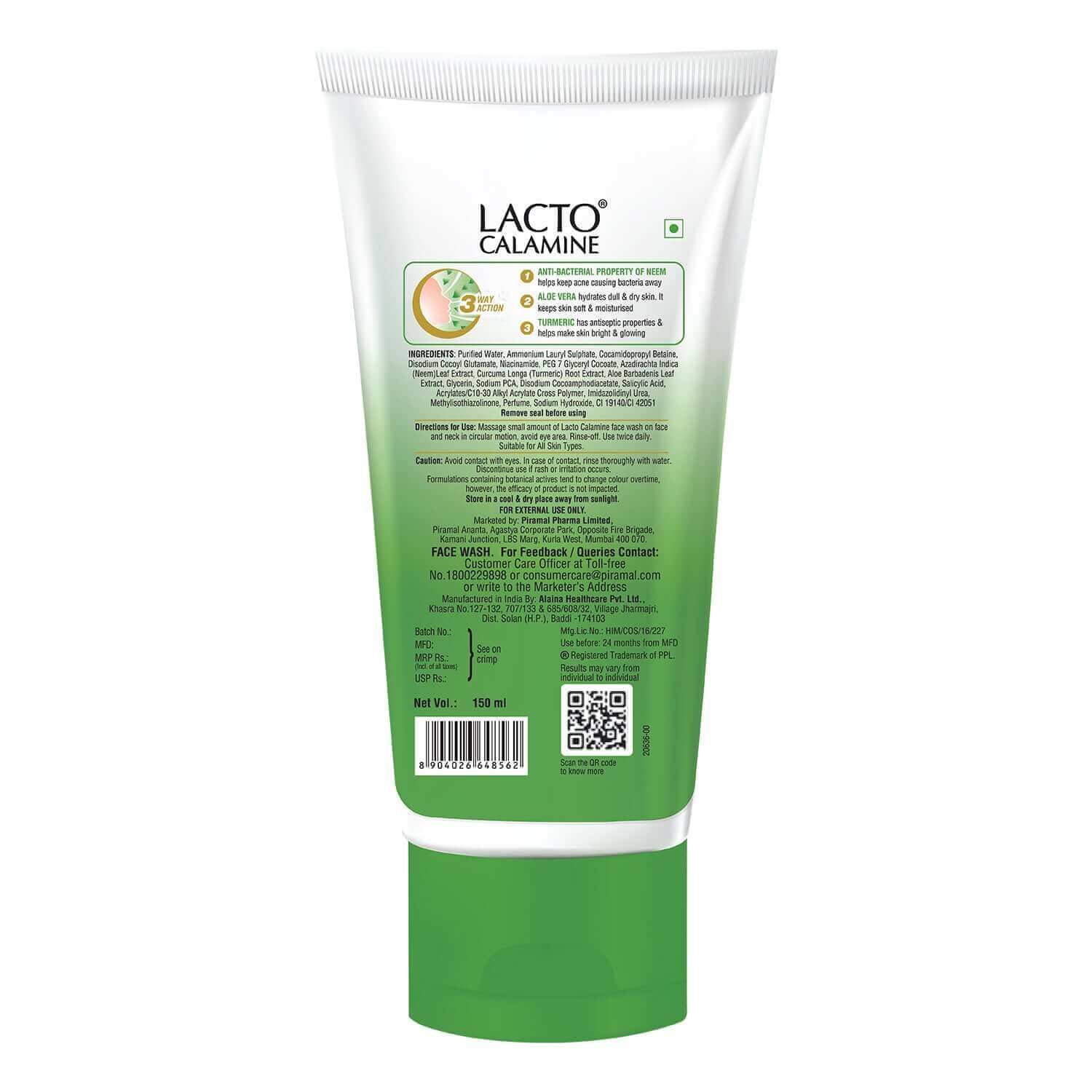 Lacto Calamine Neem Face Wash - Image 12