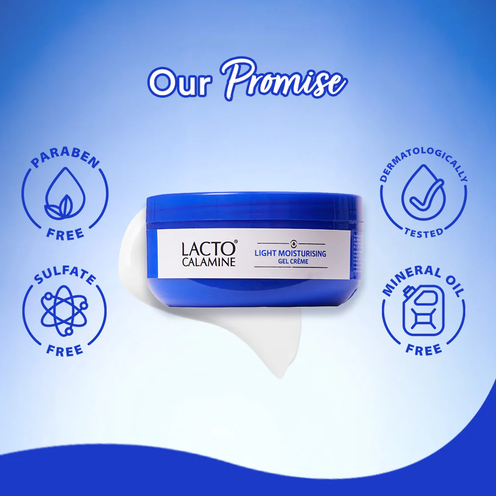 Lacto Calamine Light Gel Moisturizer for Oily Skin | Niacinamide, Pro-Ceramides & Vitamins - Image 6