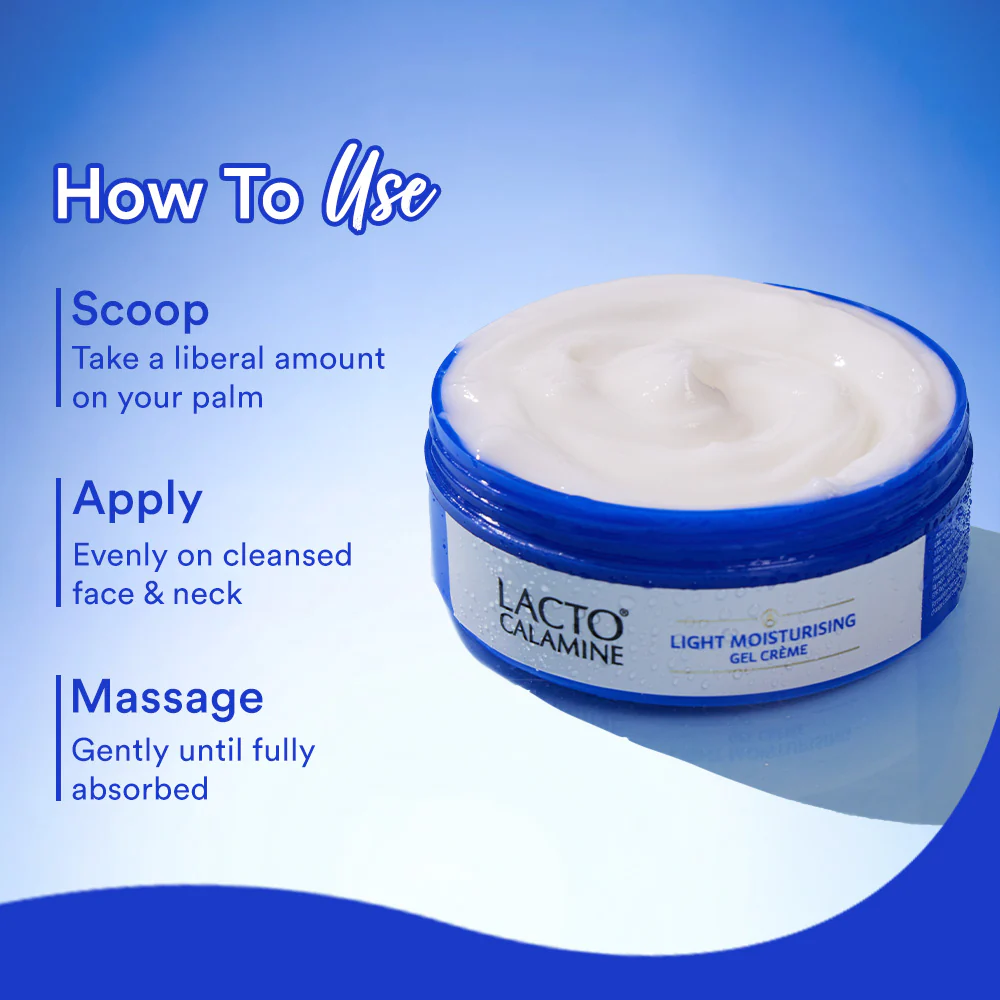 Lacto Calamine Light Gel Moisturizer for Oily Skin | Niacinamide, Pro-Ceramides & Vitamins - Image 7