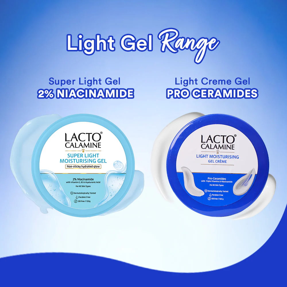 Lacto Calamine Light Gel Moisturizer for Oily Skin | Niacinamide, Pro-Ceramides & Vitamins - Image 8