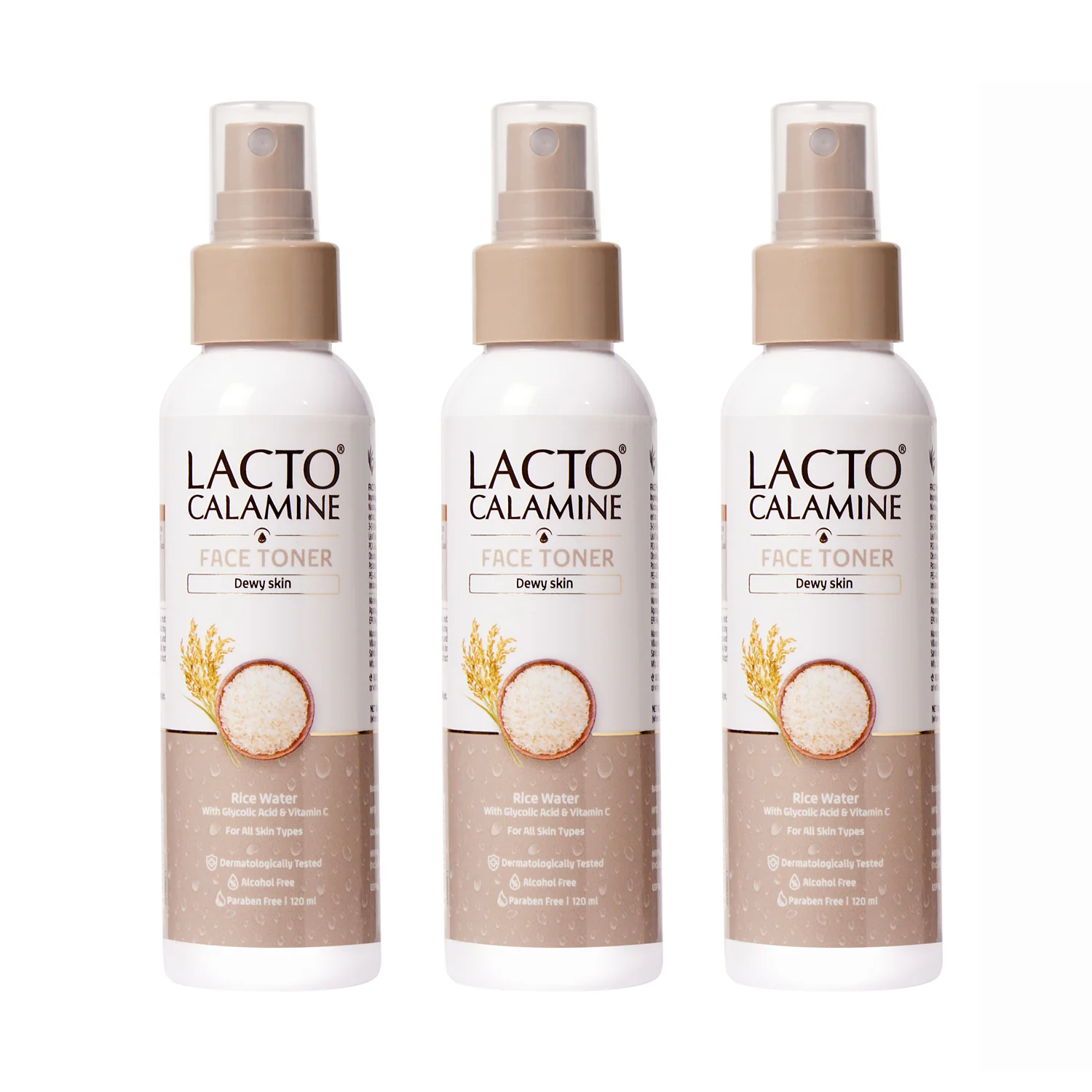 Lacto Calamine Rice Toner | 120ml | Rice Water Toner Korean Skincare for Glass Skin with Vitamin C, Glycolic Acid, Niacinamide | Face Toner for All Skin Types | Dermatologically Tested | Alcohol free - Image 12
