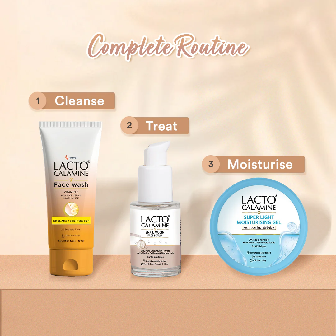 Lacto Calamine Snail Mucin Face Serum for Hydrating Skin | 30 ml | 97% Pure Snail Mucin Essence | Marine Collagen, Niacinamide Serum for Oily Skin | Dermatologically Tested | Korean Skincare - Image 7