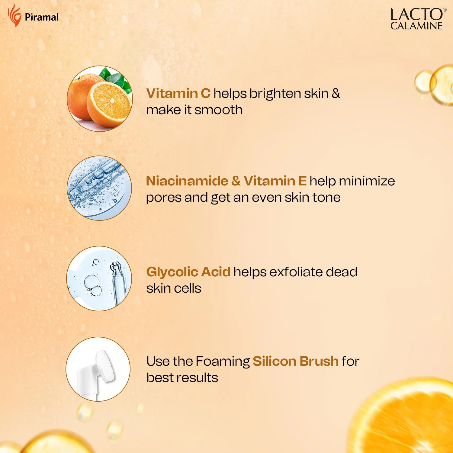 Lacto Calamine Vitamin C Foaming Face Wash - Image 3