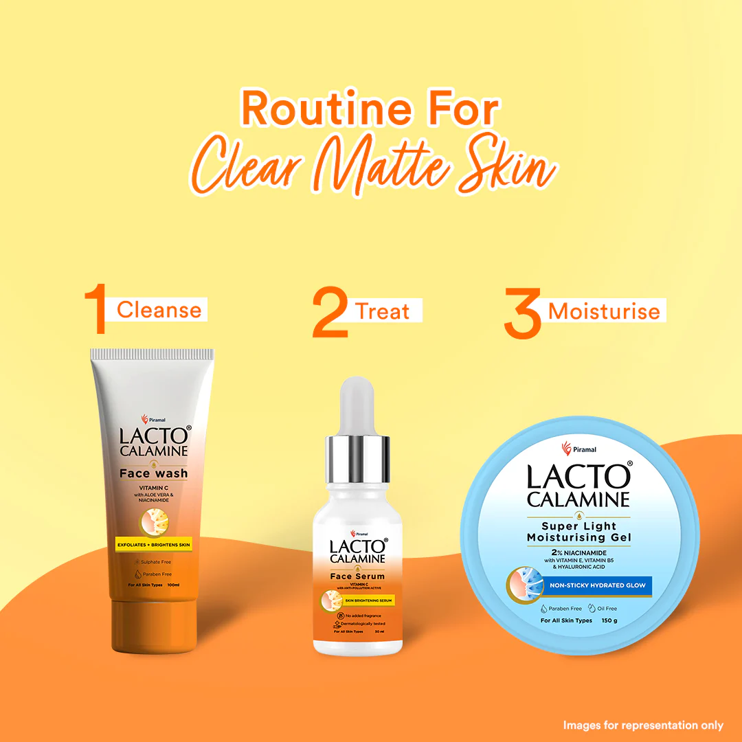 Lacto Calamine Vitamin C Face Serum For Glowing Skin With Niacinamide | Helps In Dark Spots Reduction & Provides Moisturization | Pollushield, Vitamin E, B3 & B5 | 30ml - Image 7