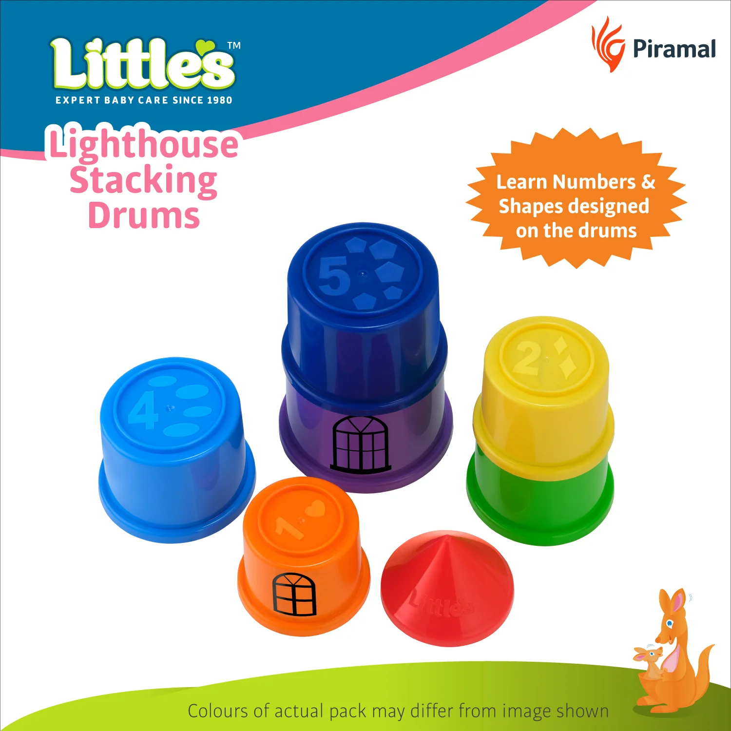 Little’s Lighthouse Stacking Drums | Toy For Babies - Image 4