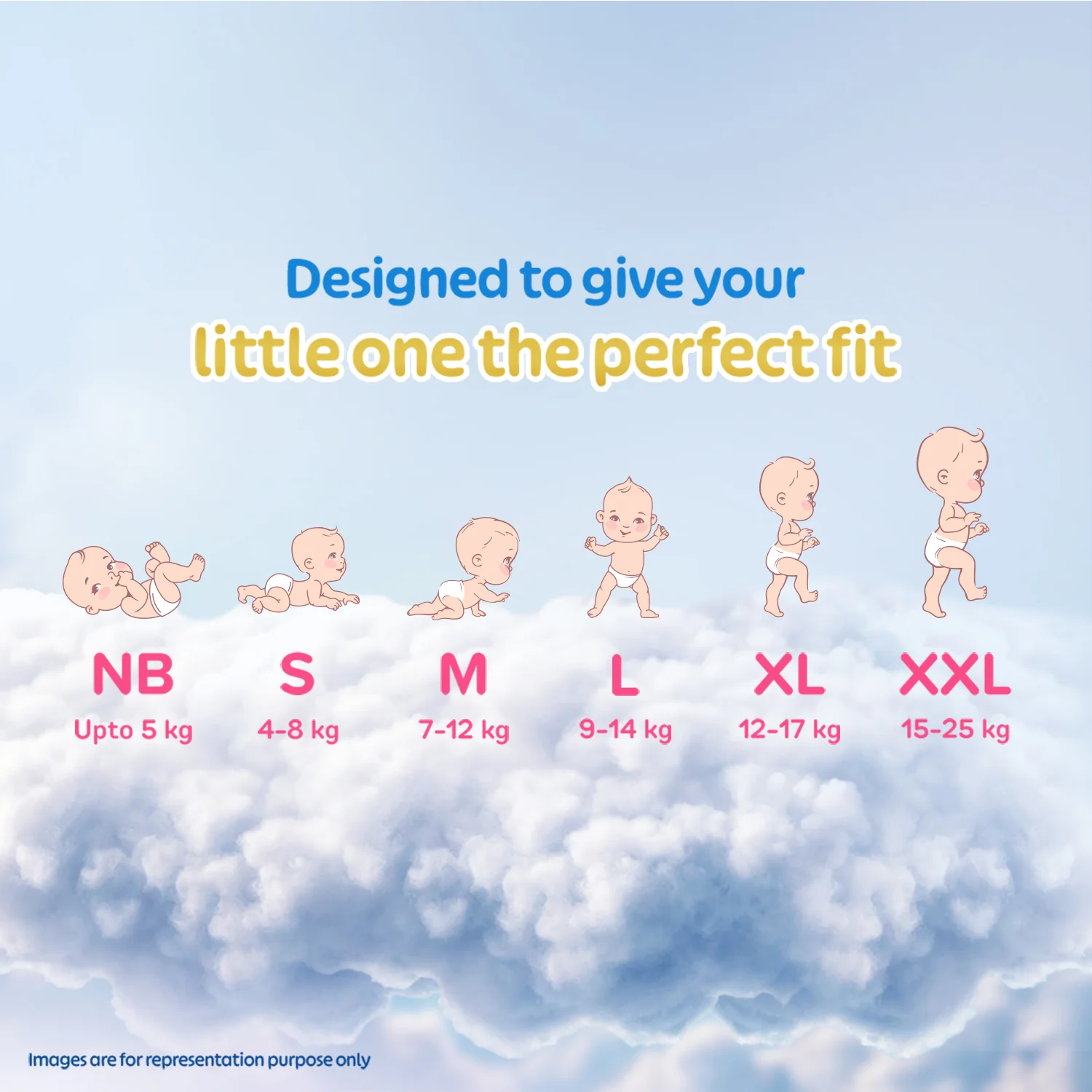 Little's Comfy Baby Diaper Pants - Premium | Baby Diapers with 12 hours Absorption & Wetness Indicators - Image 7