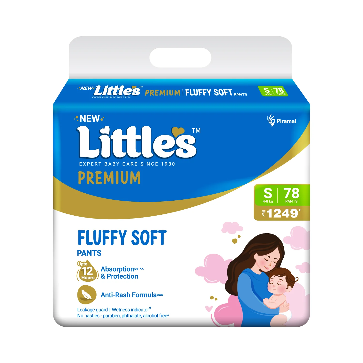 Little's Comfy Baby Pants | Baby Diaper | Cotton Soft Pants - Image 13