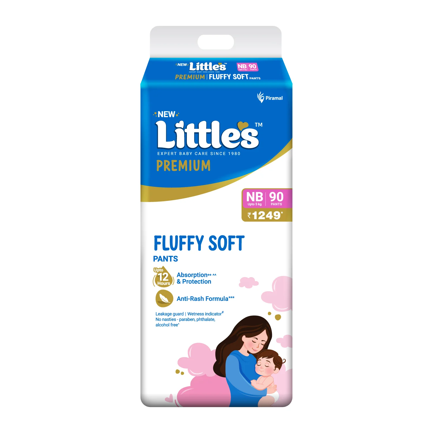 Little's Comfy Baby Pants | Baby Diaper | Cotton Soft Pants - Image 14