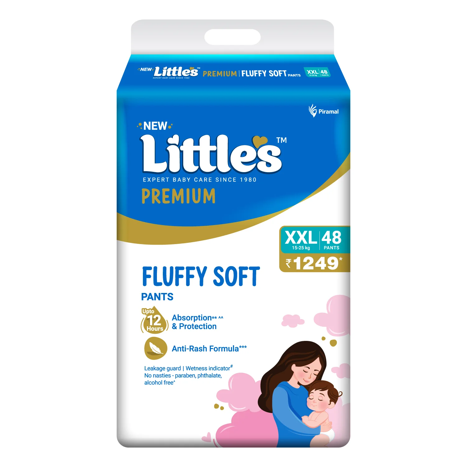 Little's Comfy Baby Pants | Baby Diaper | Cotton Soft Pants - Image 15