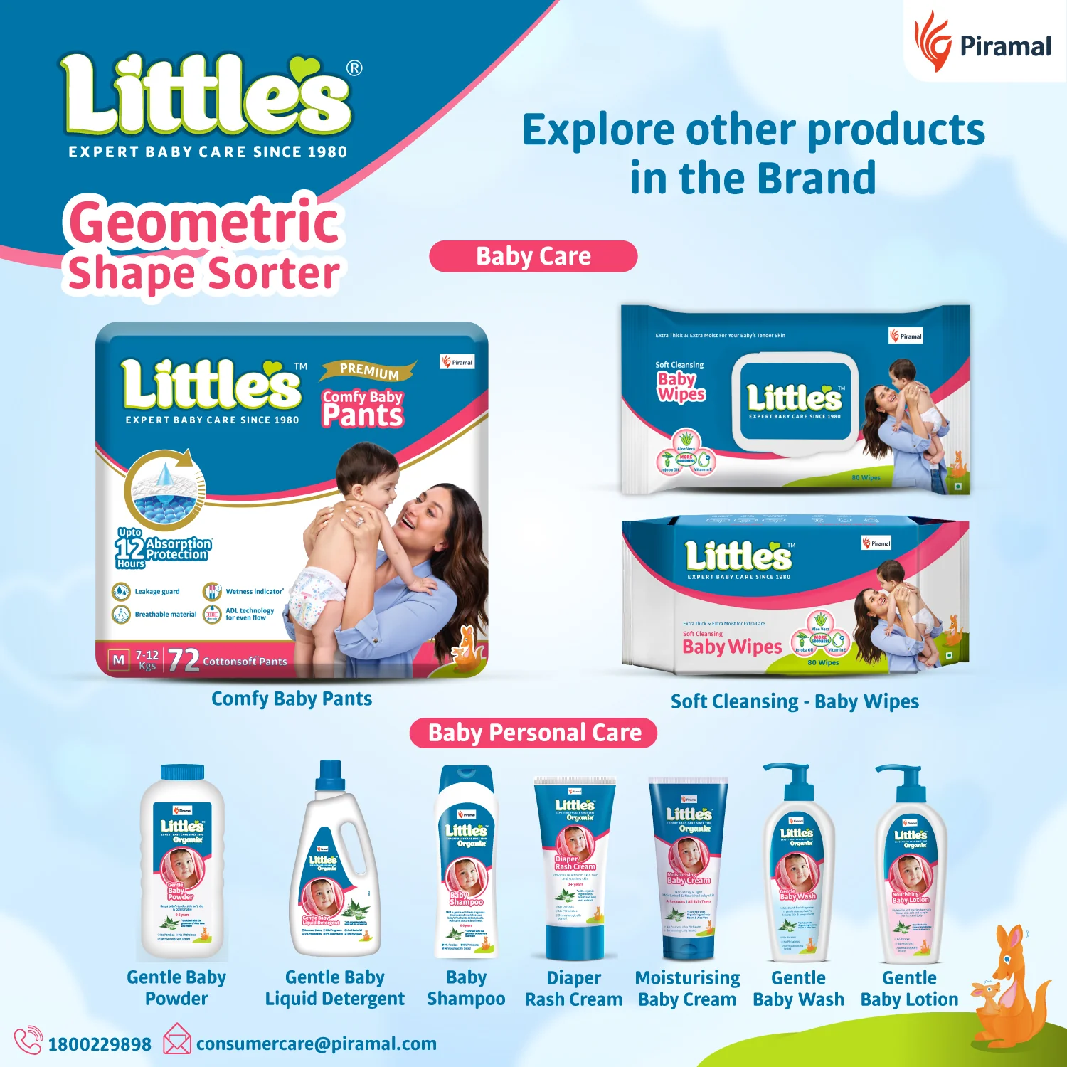 Little's Geometric Shape Sorter | Kids Toys for 2 - 5 years | Enhances Sensory Development - Image 6