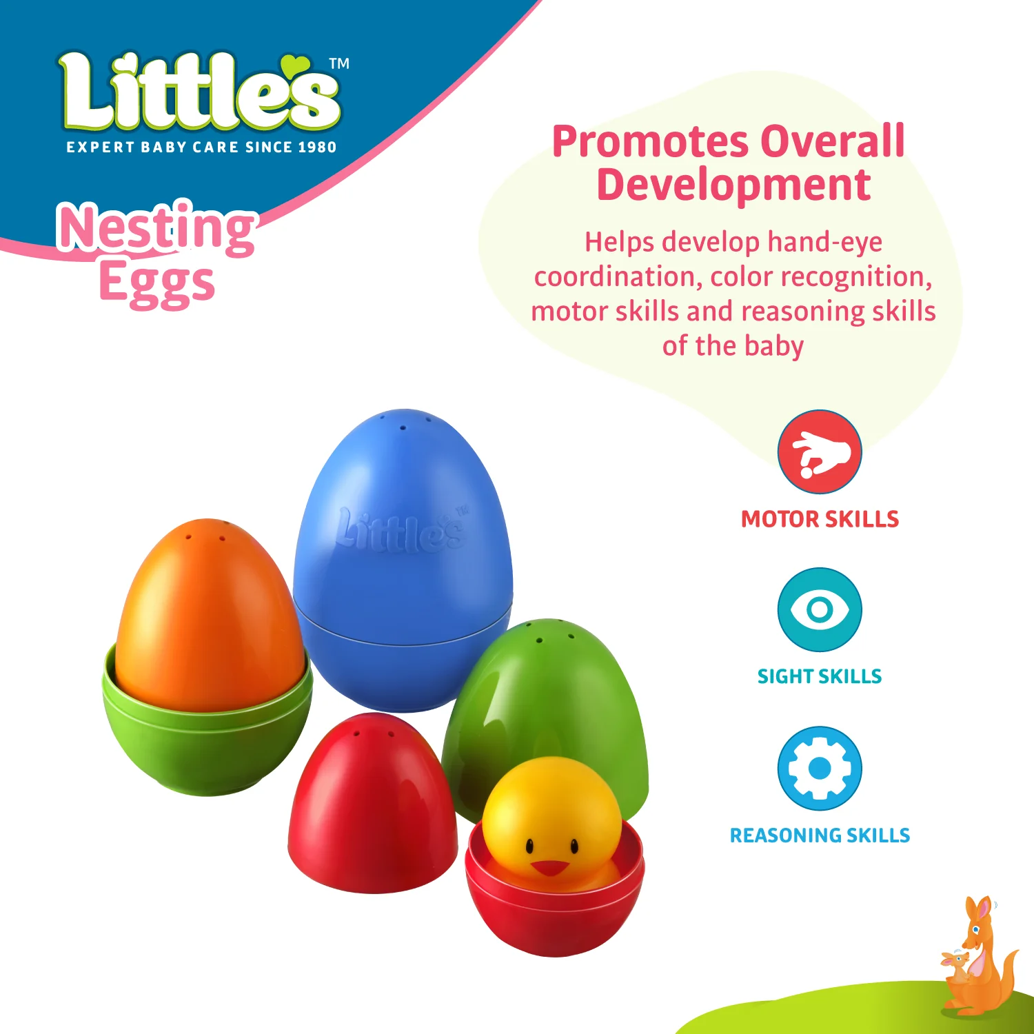 Little’s Nesting eggs | Toy for Babies - Image 4