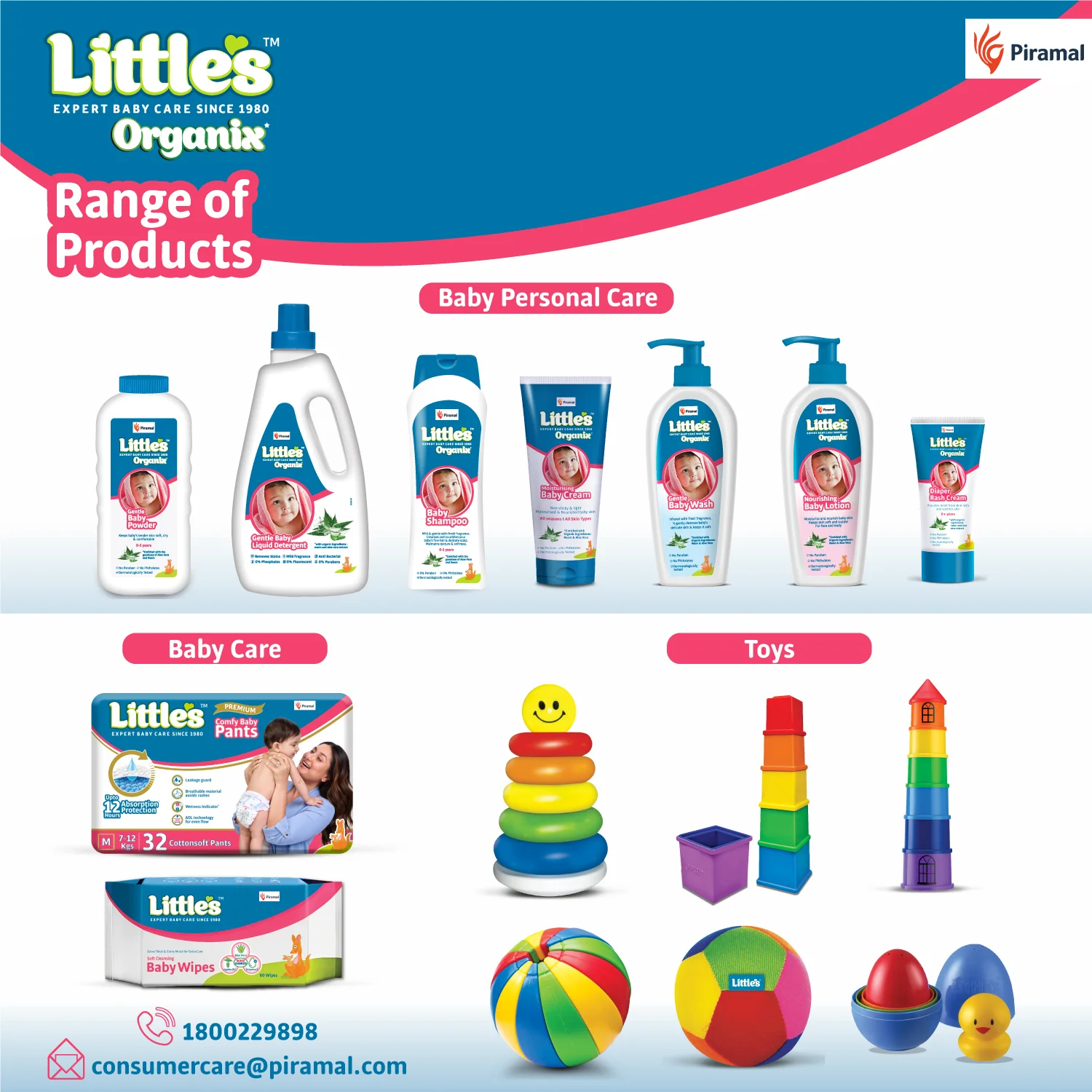 Little's Organix Moisturising Baby Cream 200g | Dermatologically tested | With Organic Aloe Vera & Neem | All skin types | Moisturizes and soothes Dry skin | Non- sticky & light formulation - Image 7