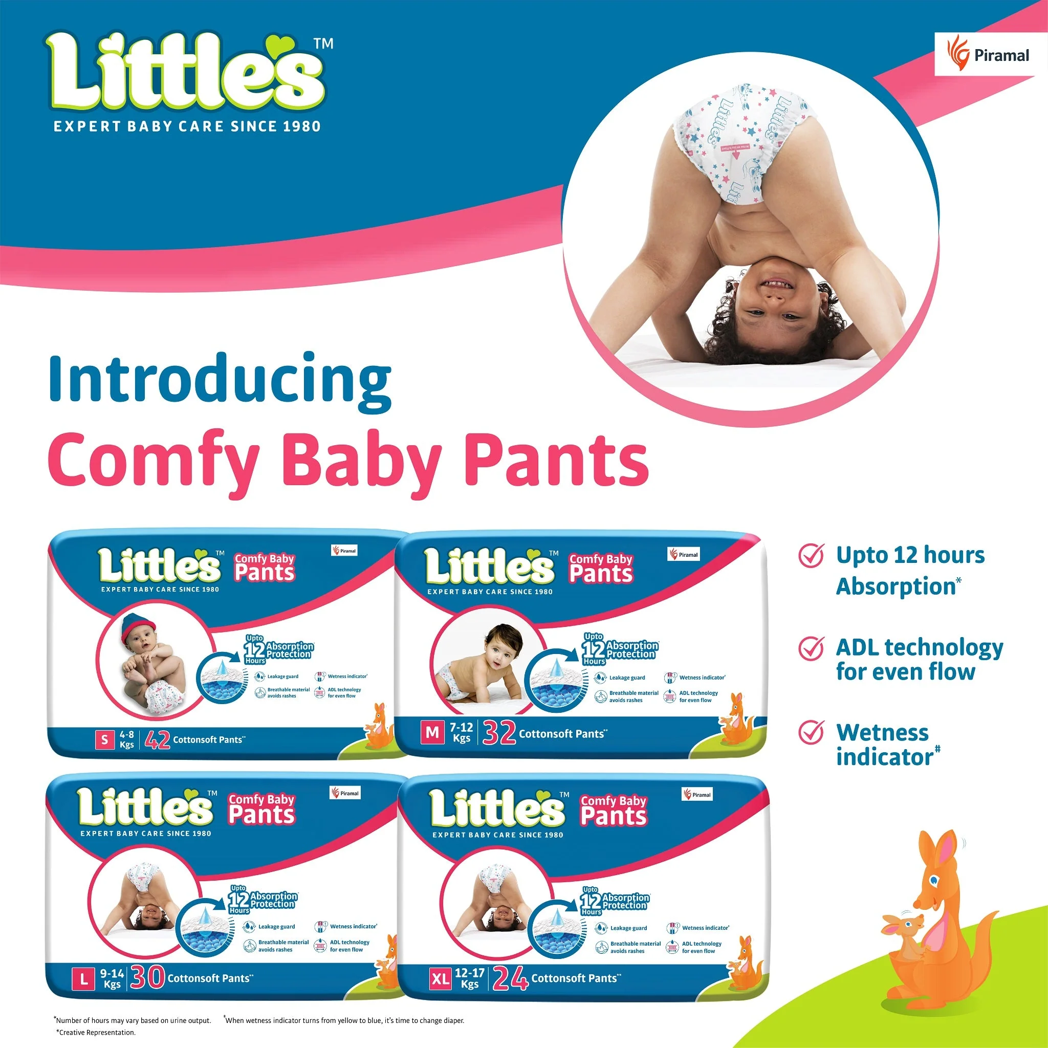 Little's Soft Cleansing Baby Wipes Lid Pack - 80 Wipes Buy 5 get 5 free - Image 5
