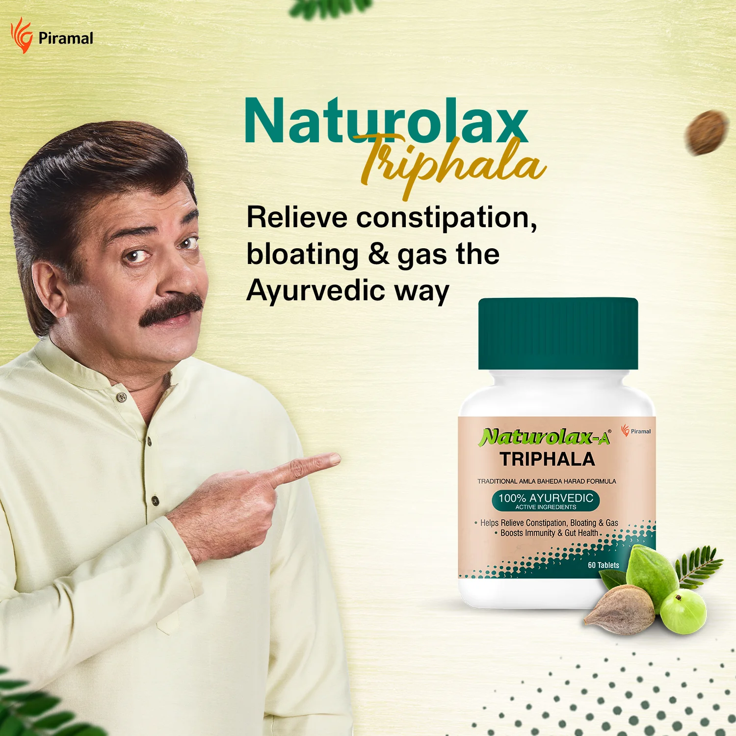 Naturolax-A Triphala Ayurvedic Solution | Relieves Constipation & Bloating - Image 2