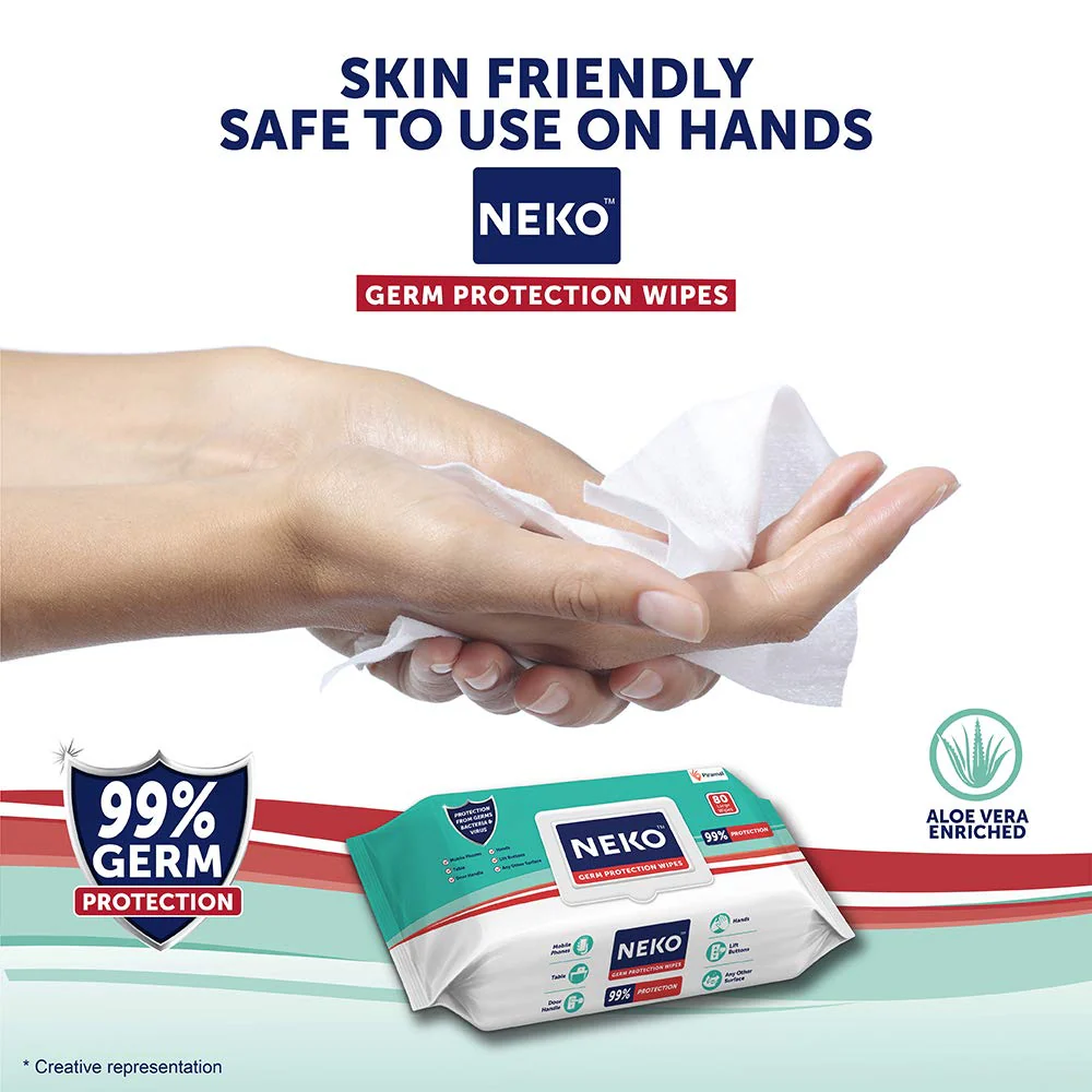 Neko Germ Protection Wipes | For Skin & Multisurfaces - Image 9