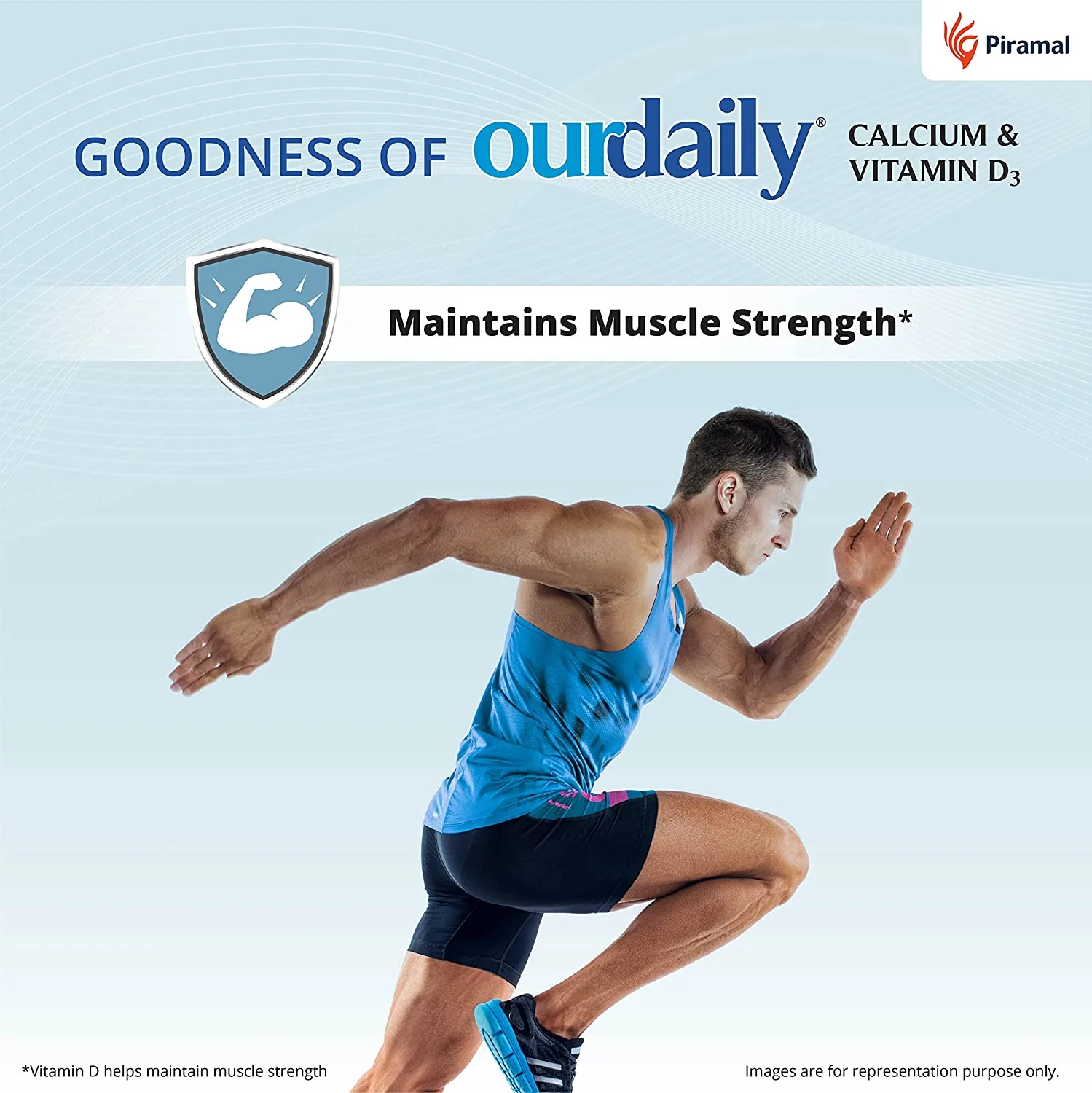 Ourdaily Calcium & Vitamin D3 Tablets | Daily Supplement For Stronger Bones & Joints - Image 3