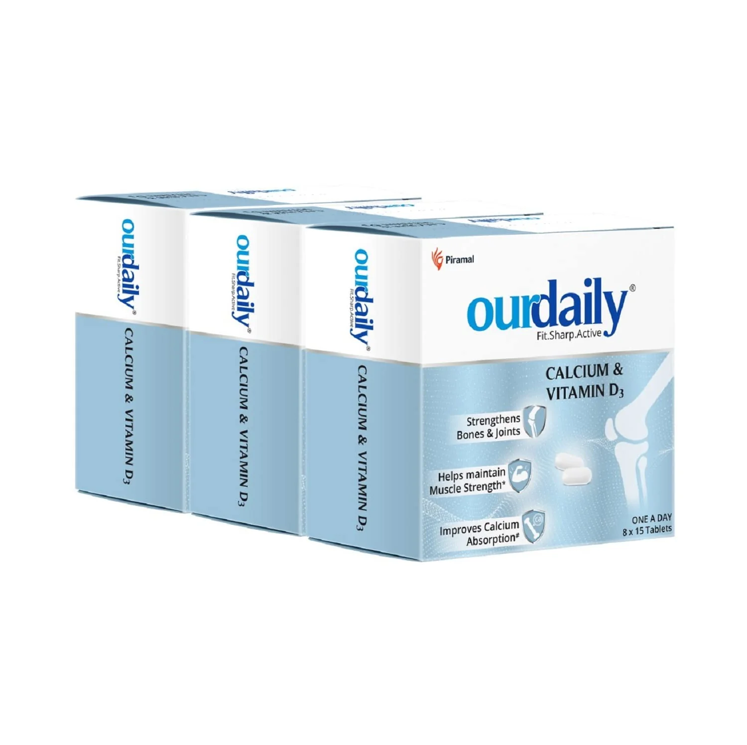 Ourdaily Calcium & Vitamin D3 Tablets | Daily Supplement For Stronger Bones & Joints - Image 7