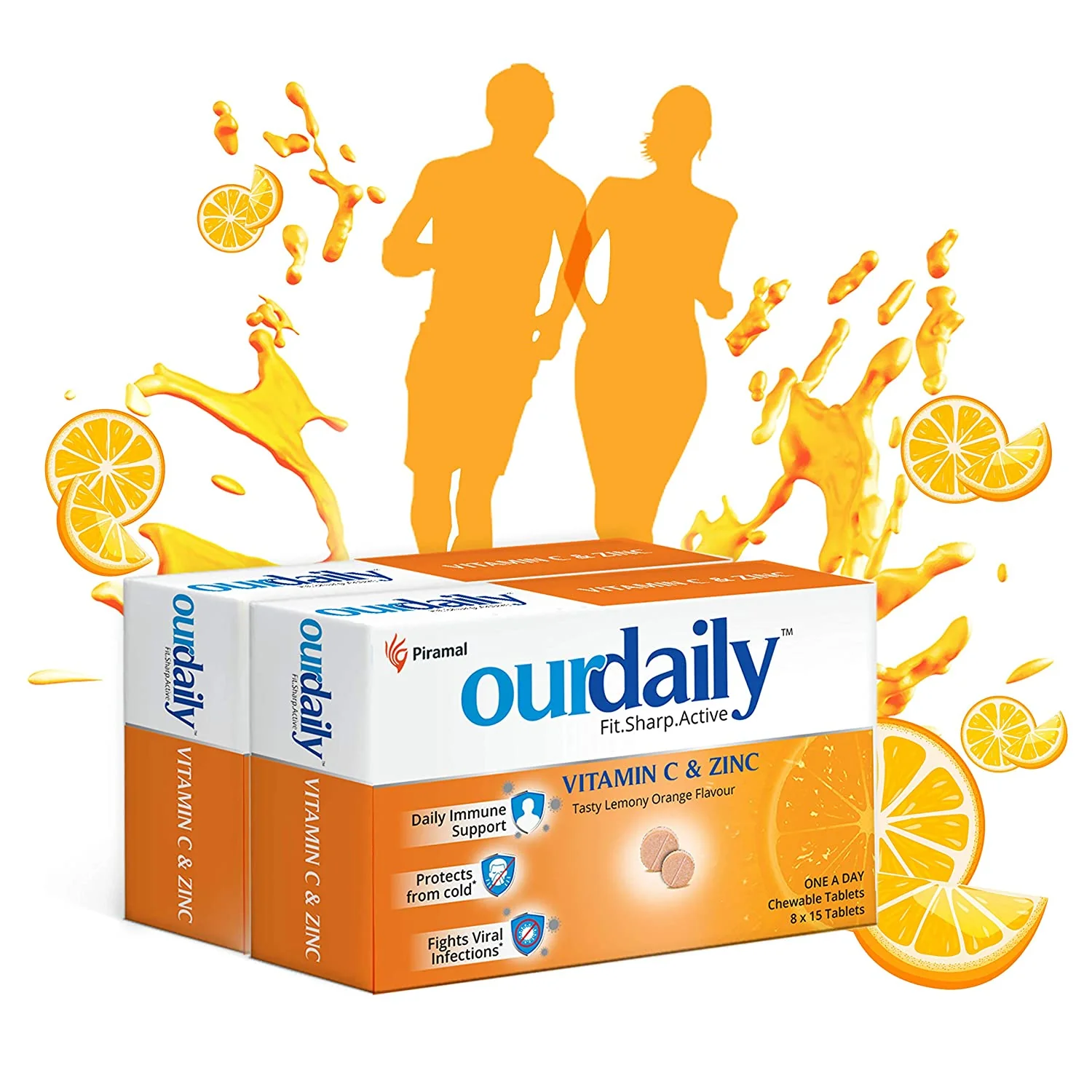 Ourdaily Zinc & Vitamin C Tablets | Chewable Tablets - Image 10