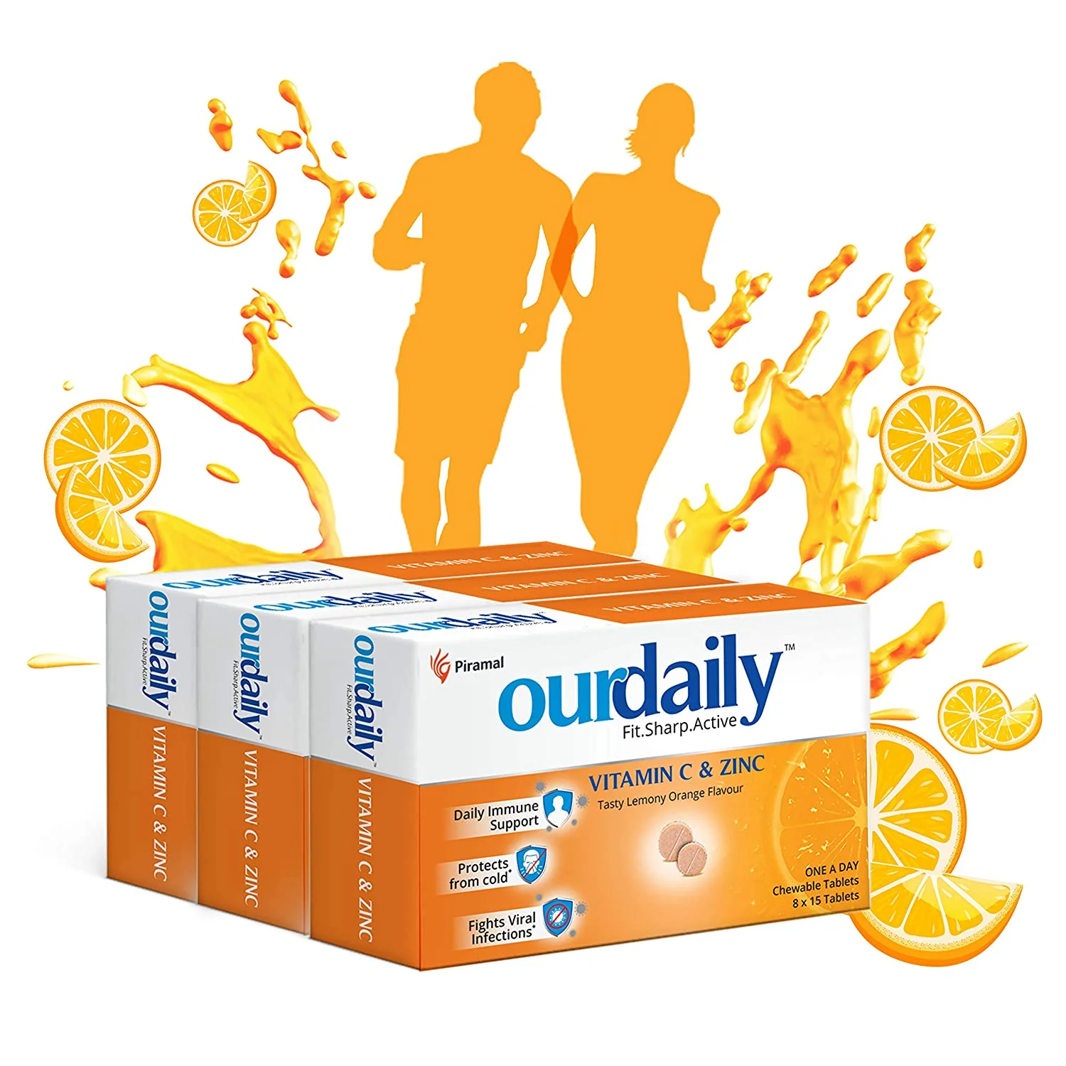 Ourdaily Zinc & Vitamin C Tablets | Chewable Tablets - Image 9
