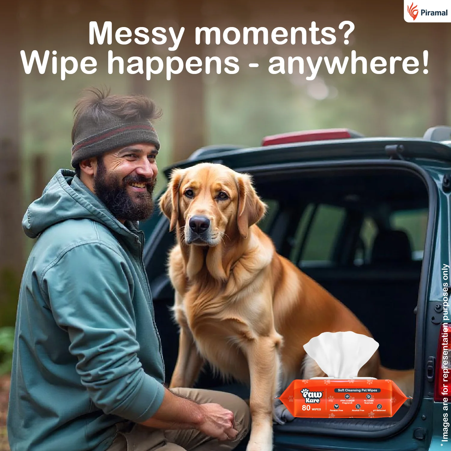 PawKare Pet Wipes for Dogs & Cats | Vet Recommended Grooming Wipes | Alcohol-Free Wet Wipes for Cats & Dogs | Pets Dry Bathing, Paw Cleaning | Aloe Vera, Jojoba Oil, Vitamin E - Image 7